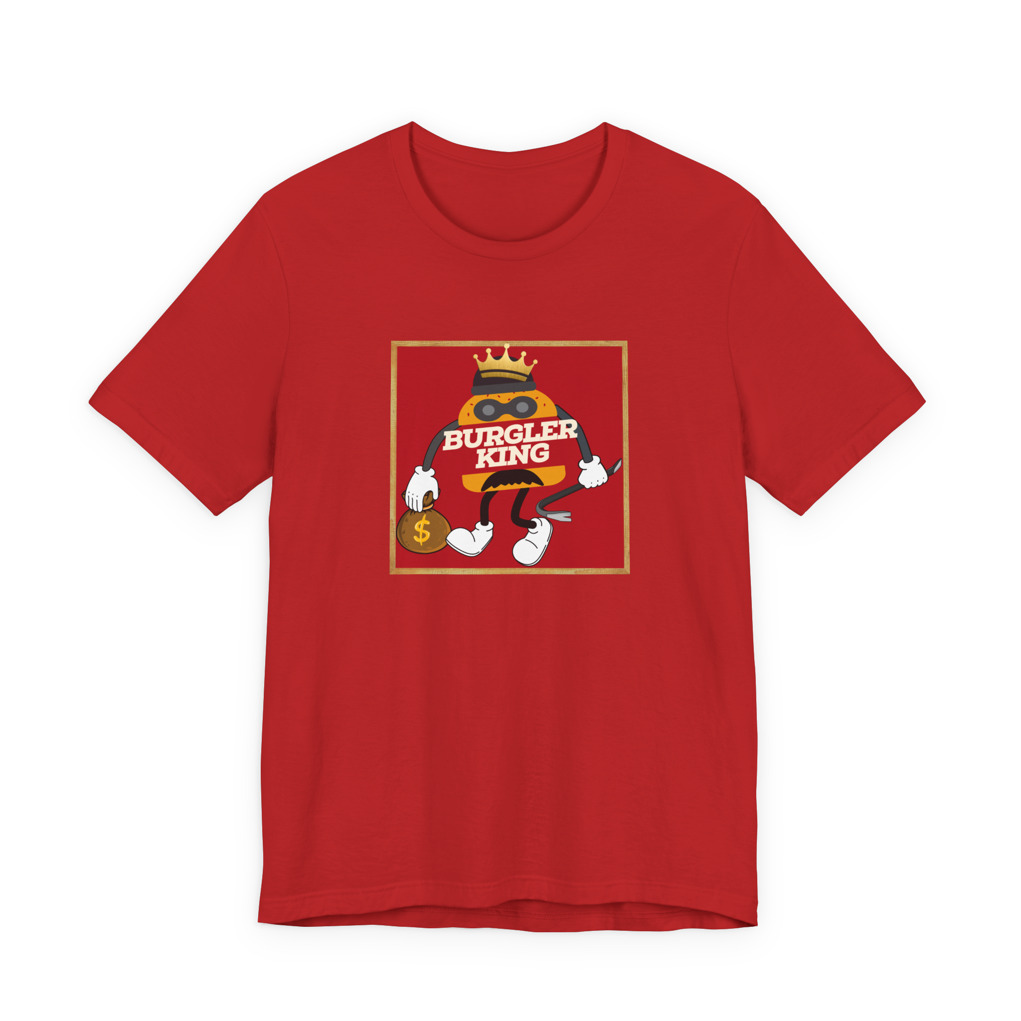 Burgler King Character T-Shirt