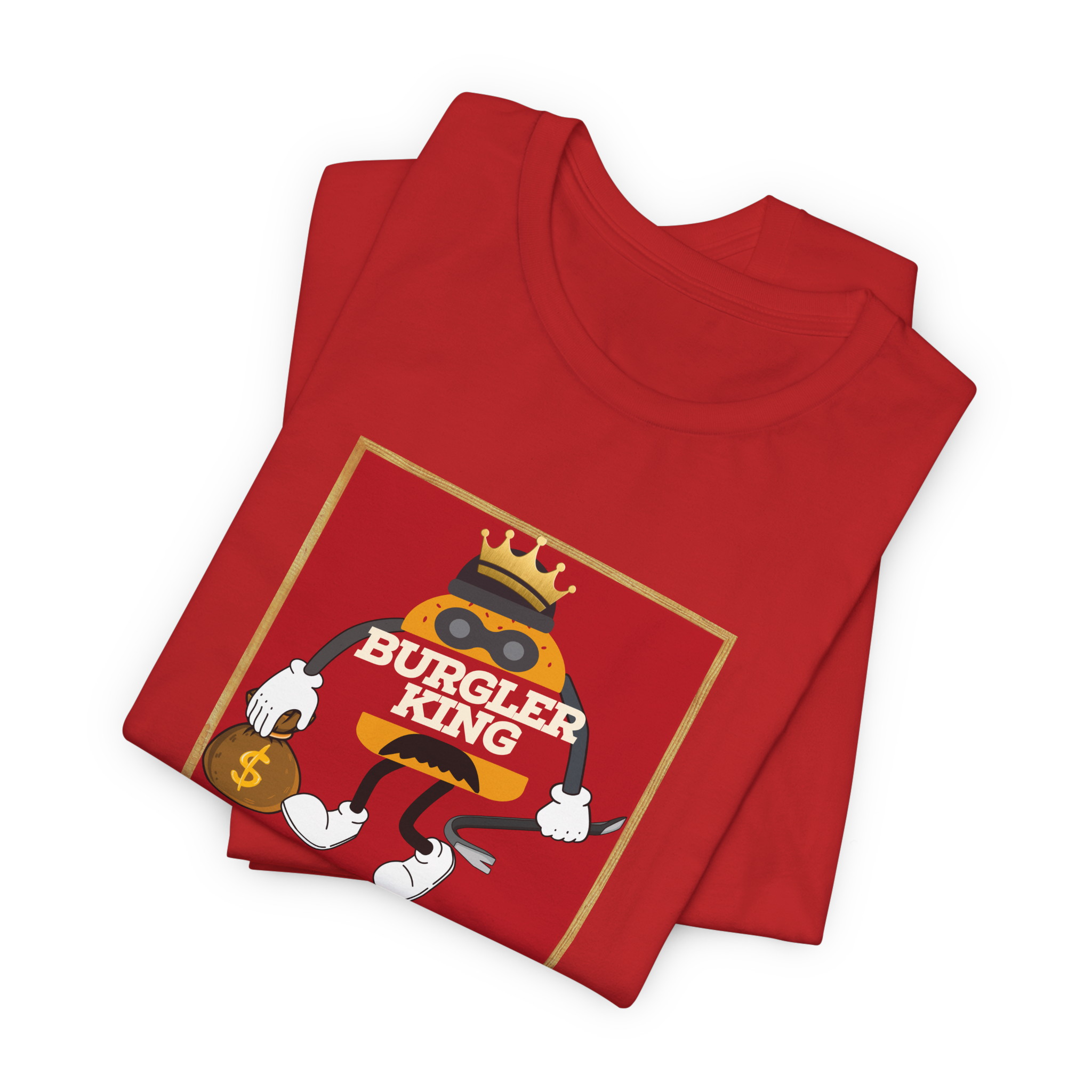 Burgler King Character T-Shirt