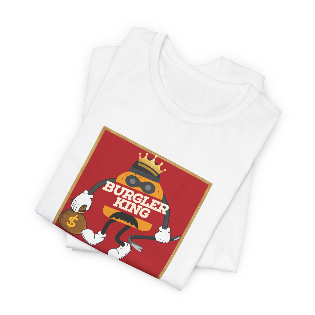 Burgler King Character T-Shirt