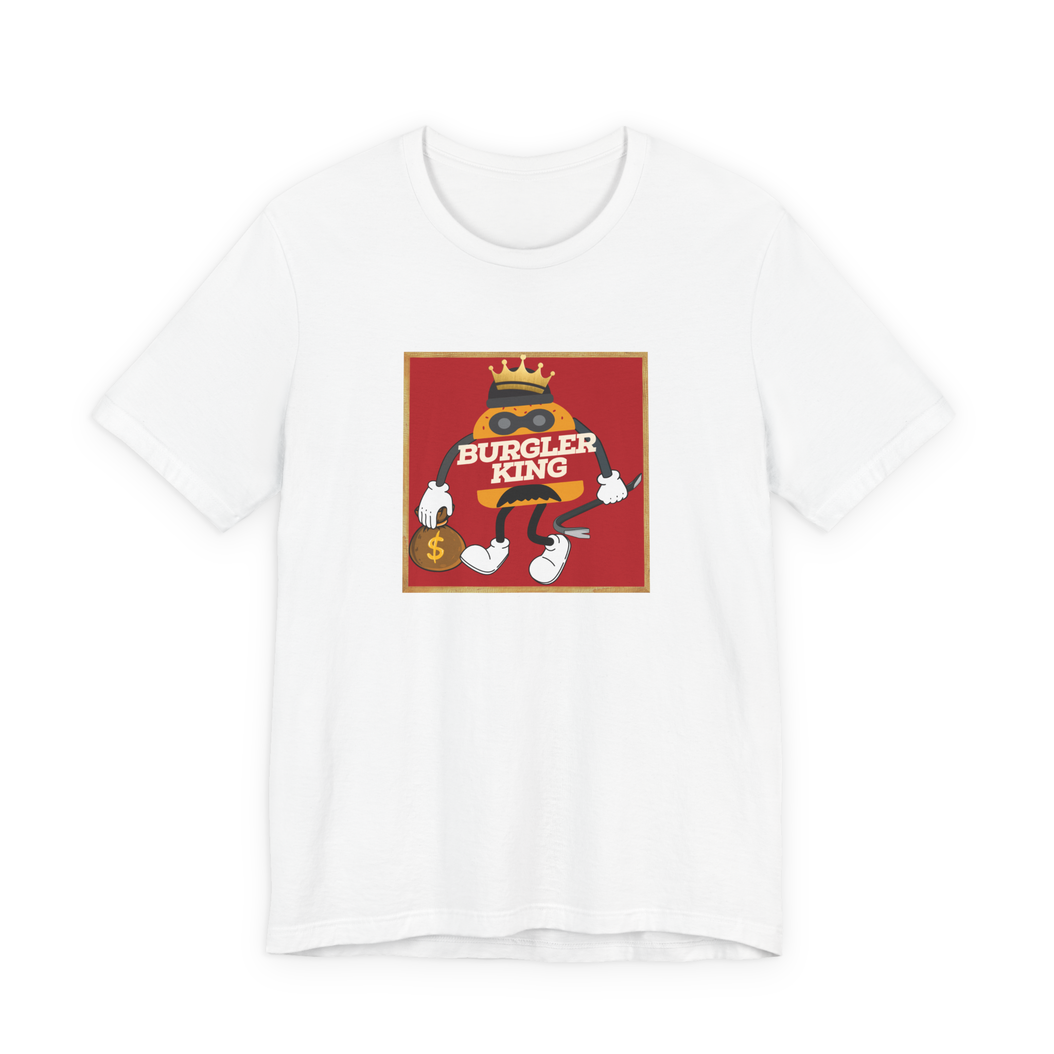 Burgler King Character T-Shirt