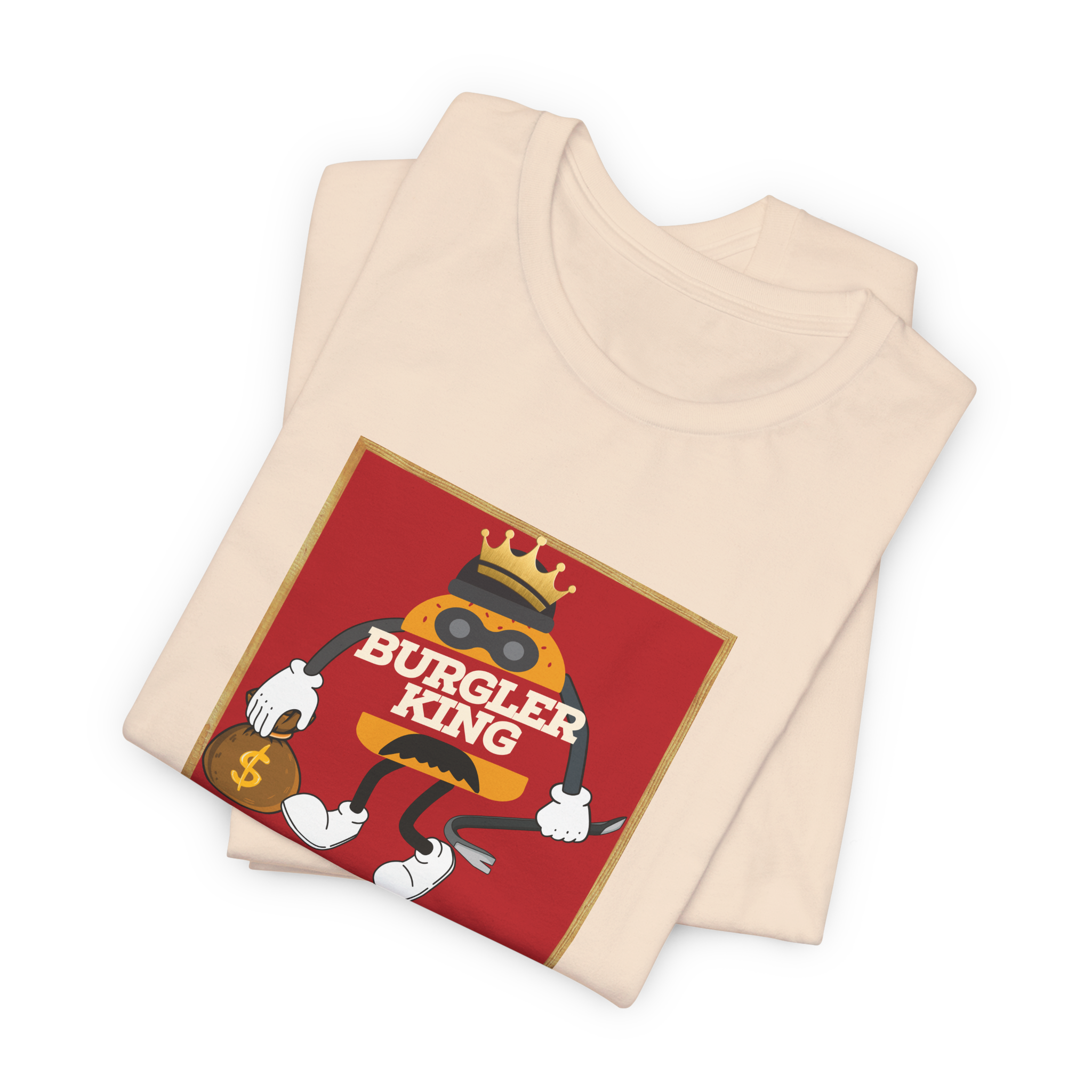 Burgler King Character T-Shirt
