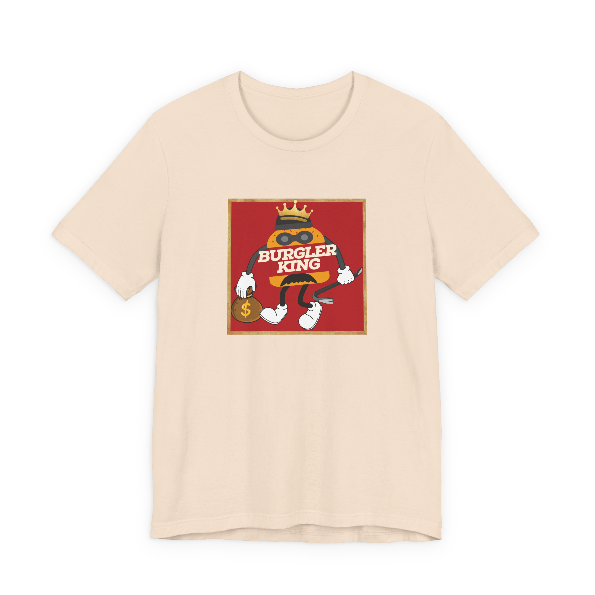 Burgler King Character T-Shirt