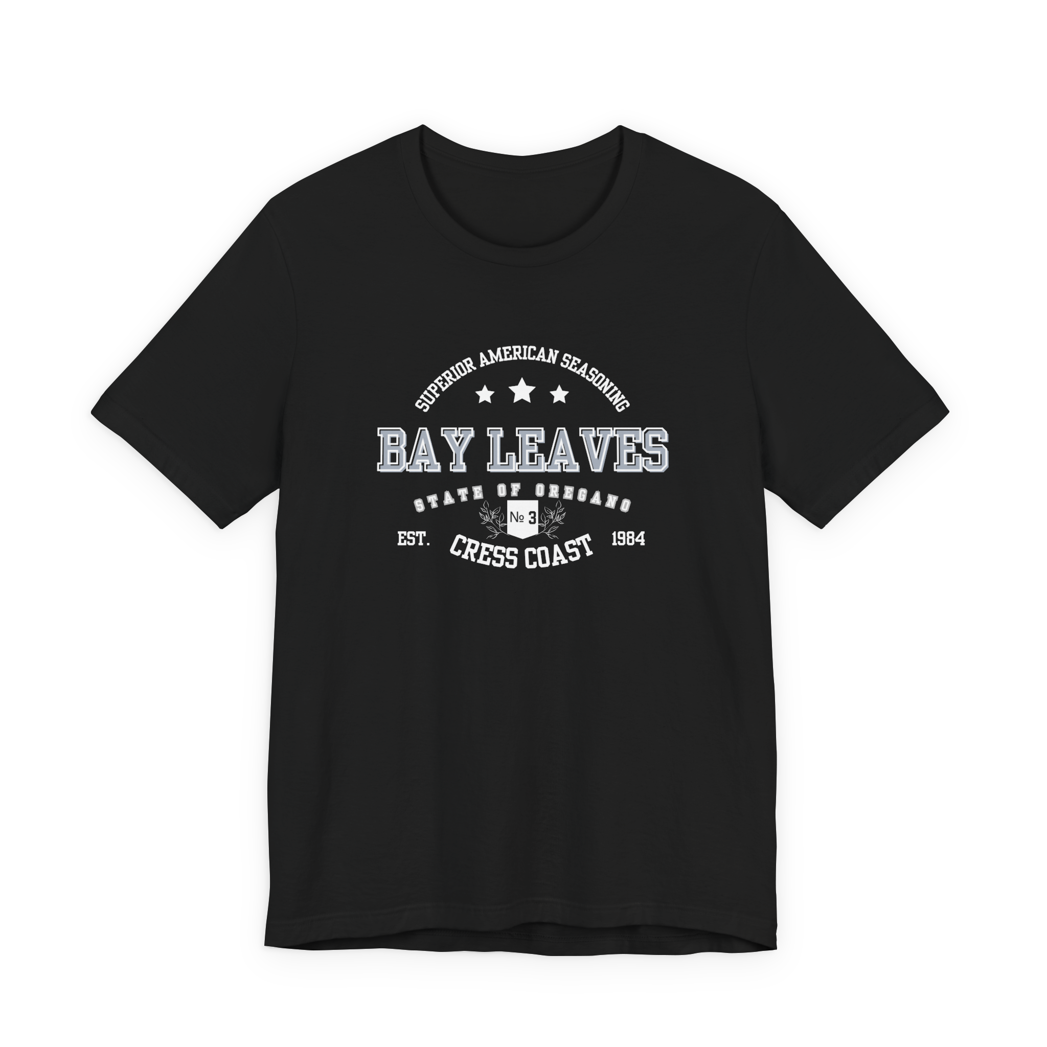 Bay Leaves Cress Coast American Style T-Shirt