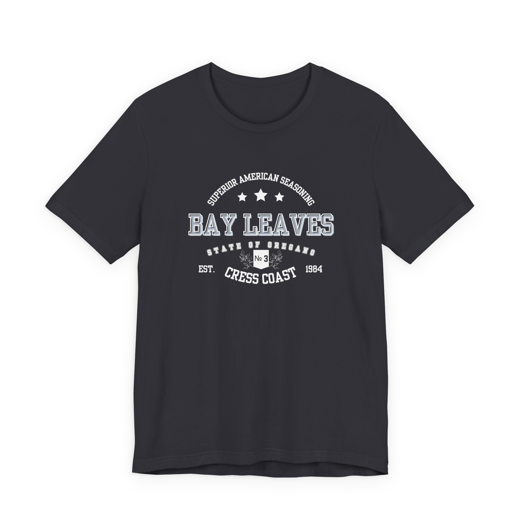 Bay Leaves Cress Coast American Style T-Shirt