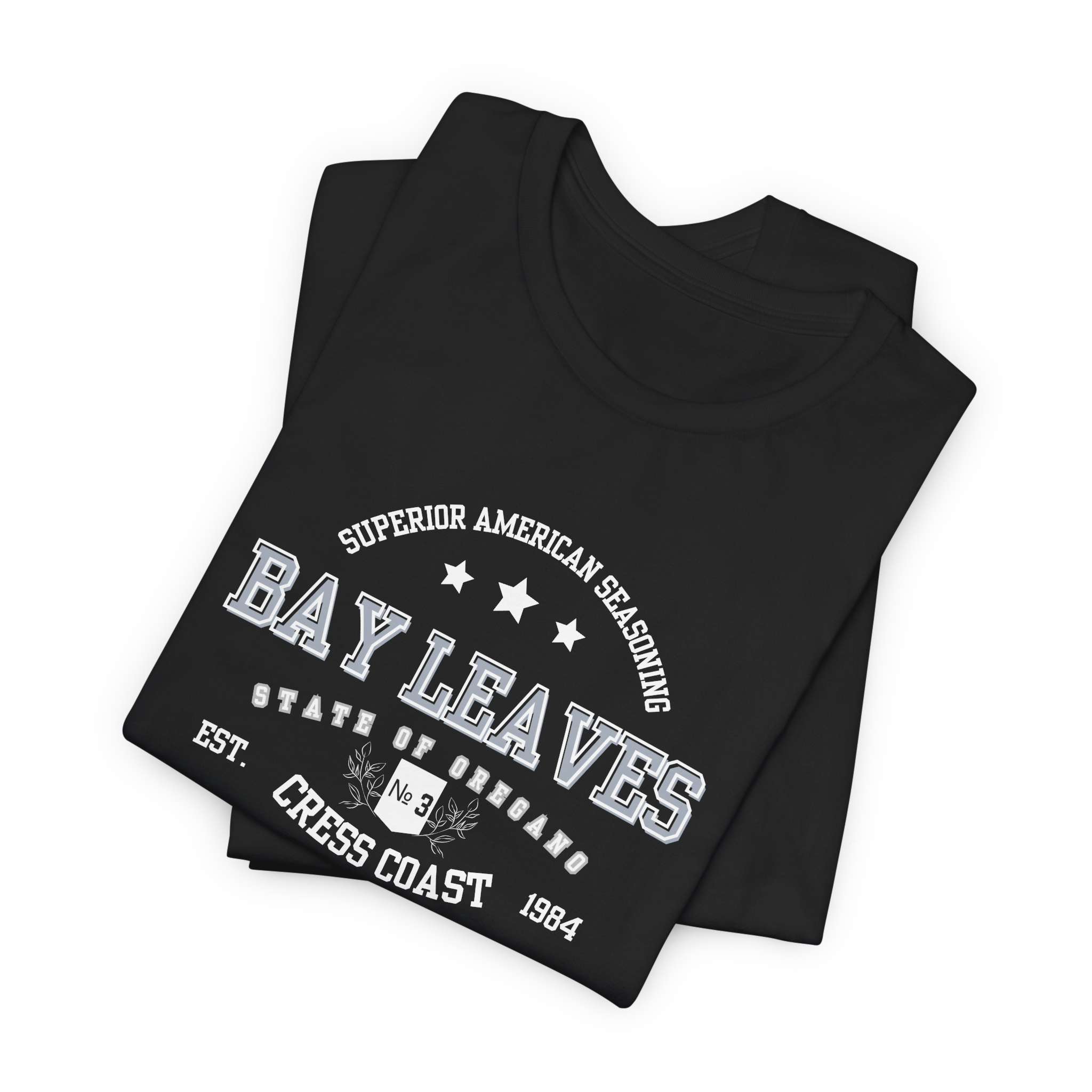 Bay Leaves Cress Coast American Style T-Shirt