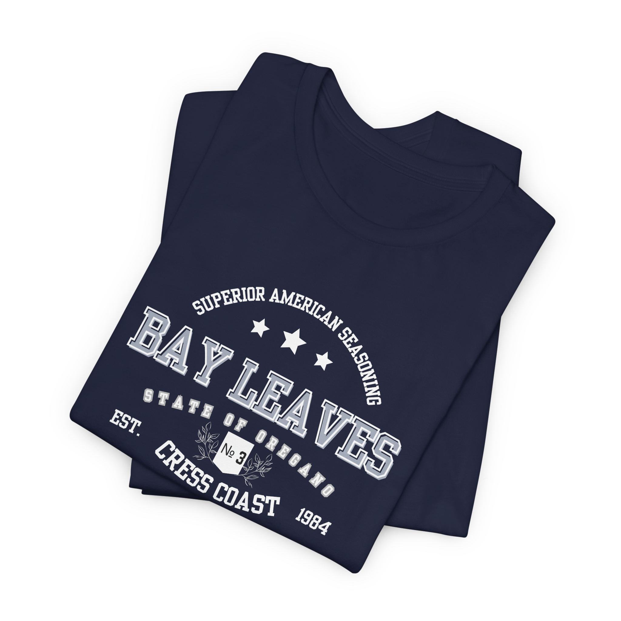 Bay Leaves Cress Coast American Style T-Shirt