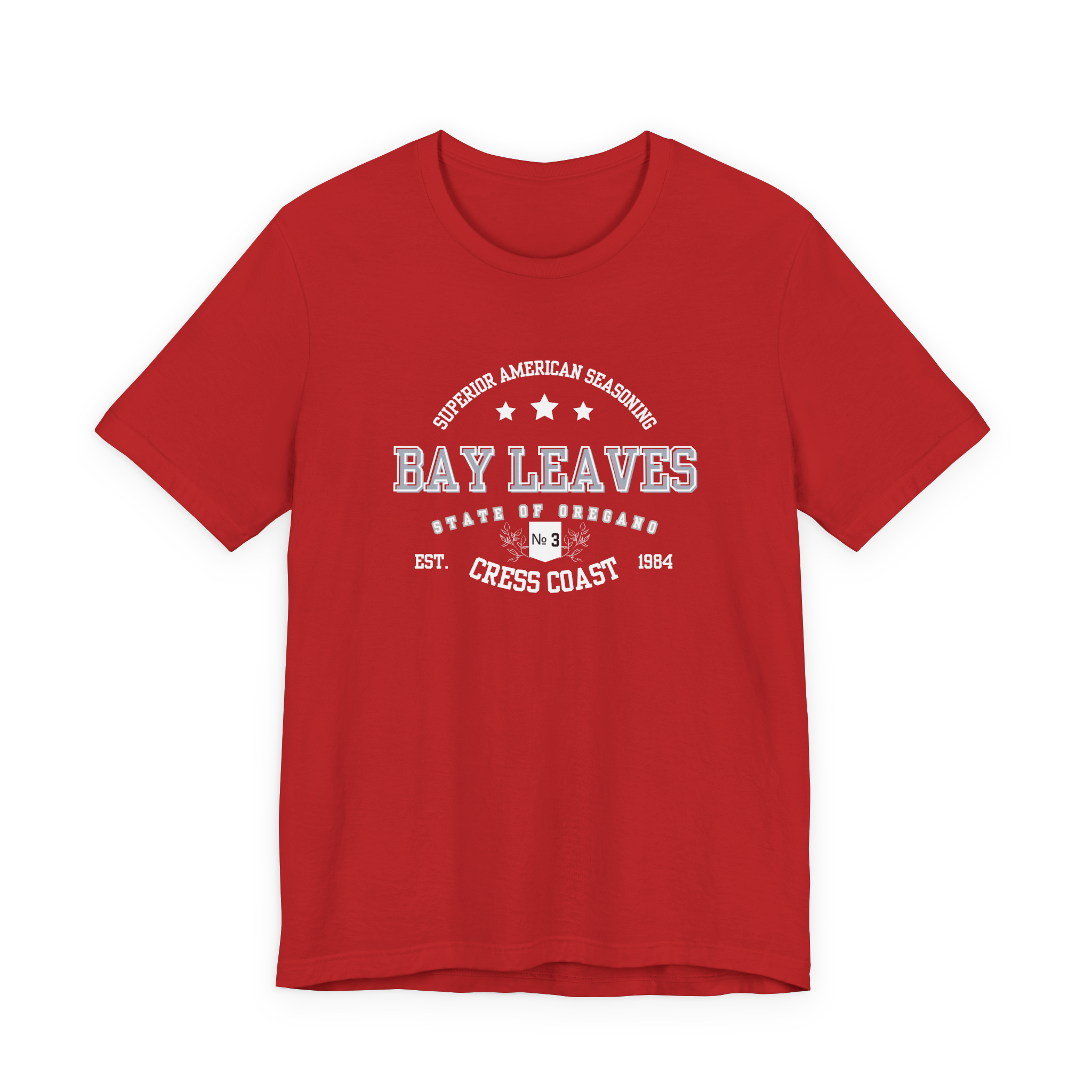 Bay Leaves Cress Coast American Style T-Shirt