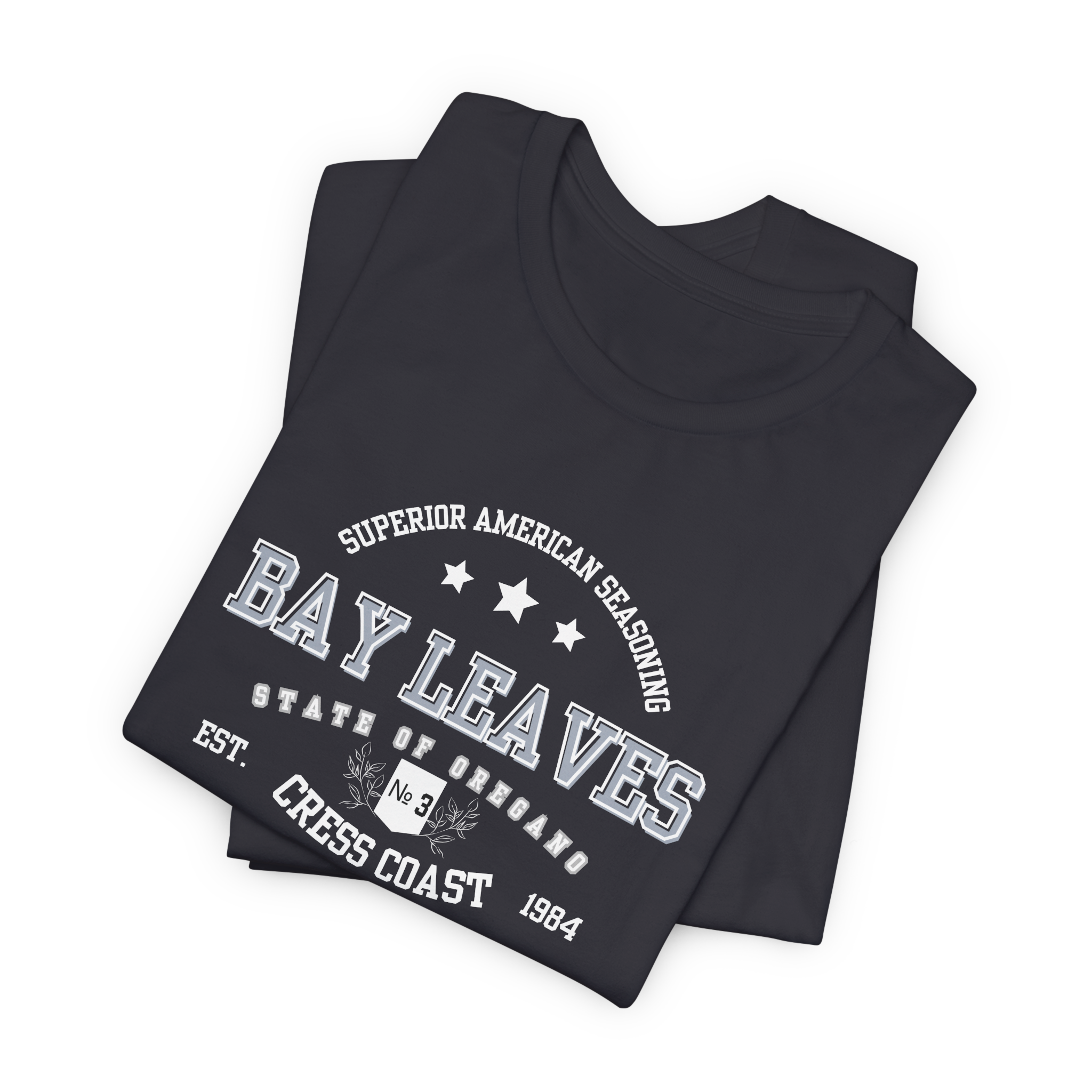 Bay Leaves Cress Coast American Style T-Shirt