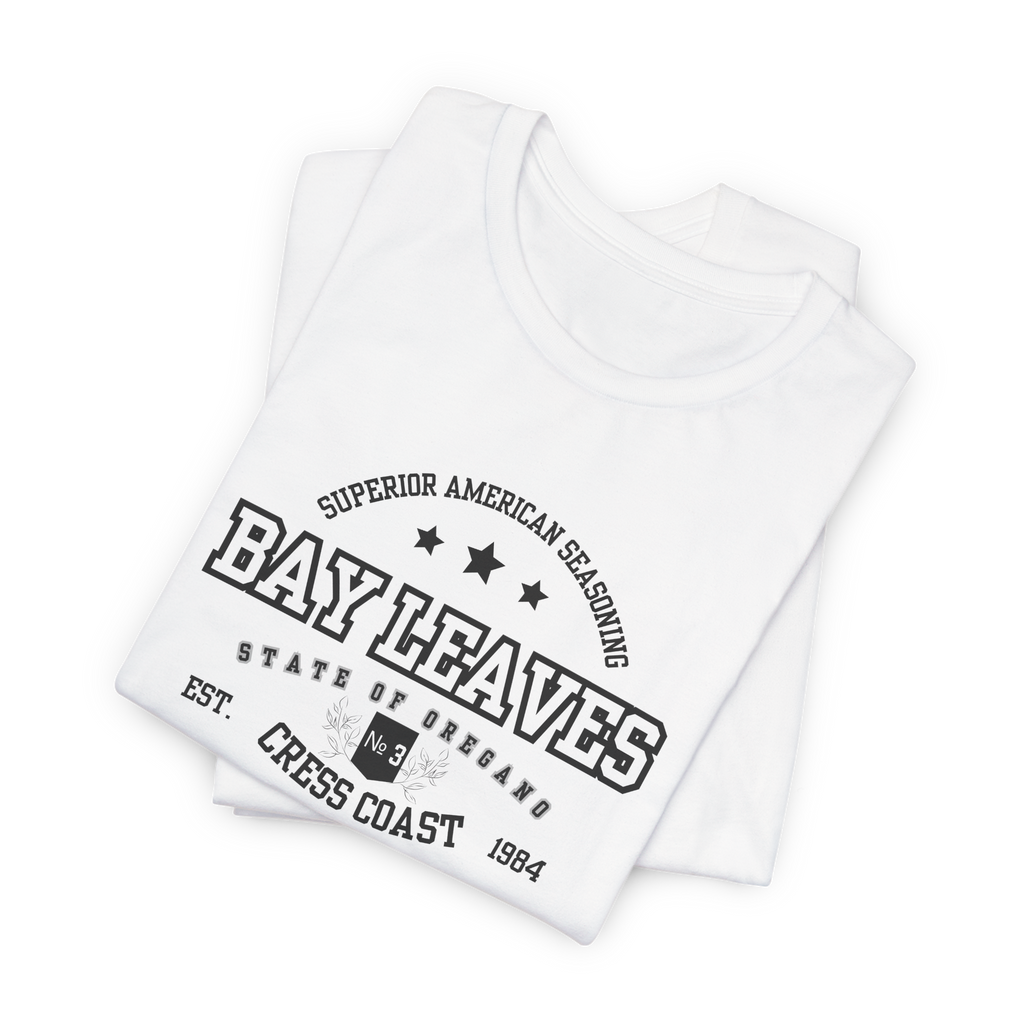 Bay Leaves Cress Coast American Style T-Shirt