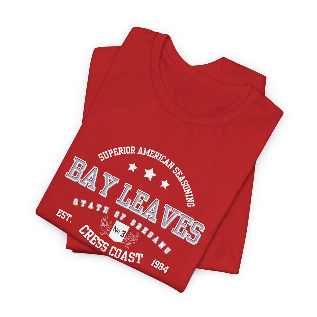 Bay Leaves Cress Coast American Style T-Shirt
