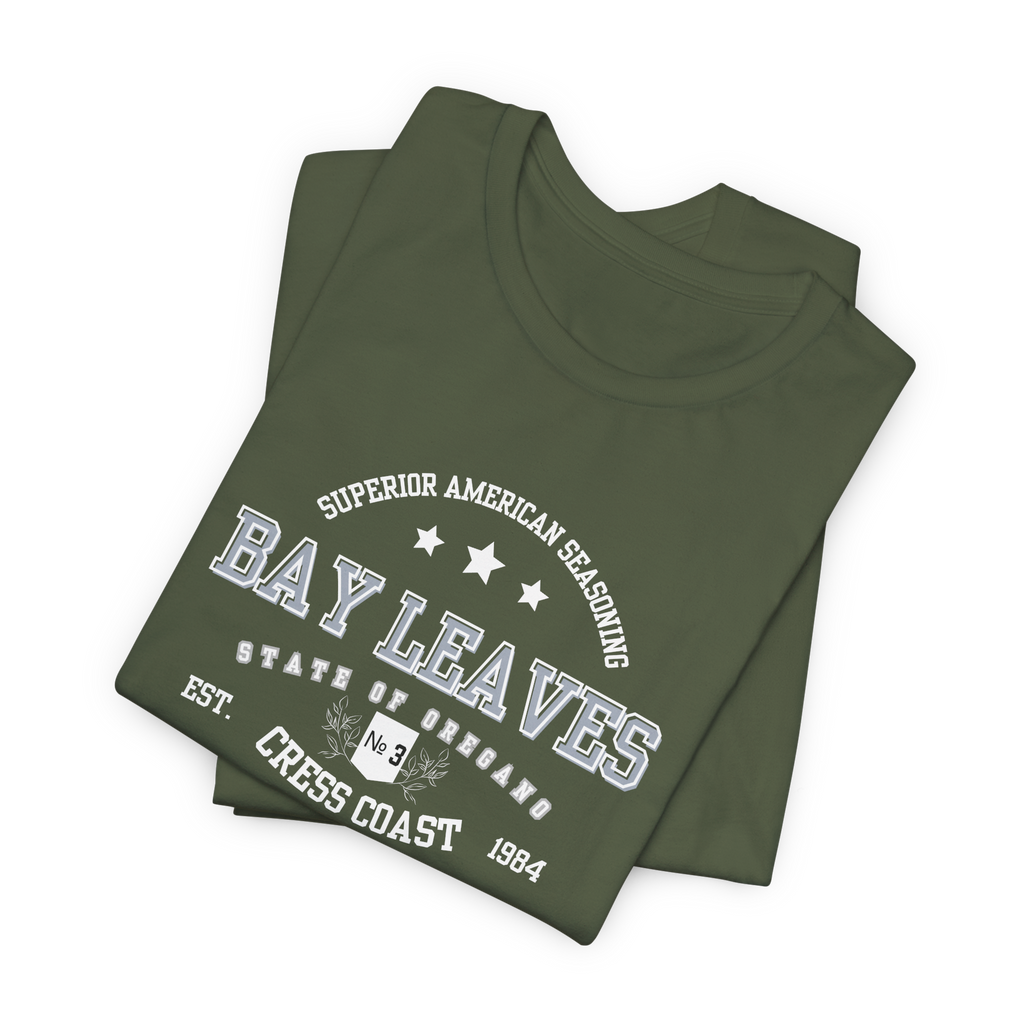 Bay Leaves Cress Coast American Style T-Shirt