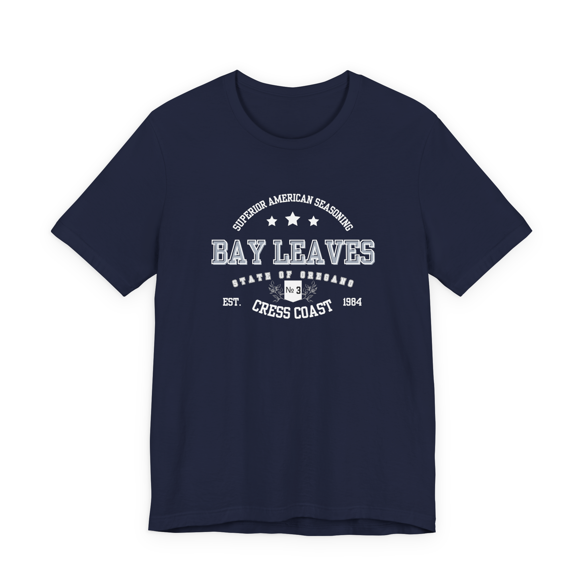 Bay Leaves Cress Coast American Style T-Shirt