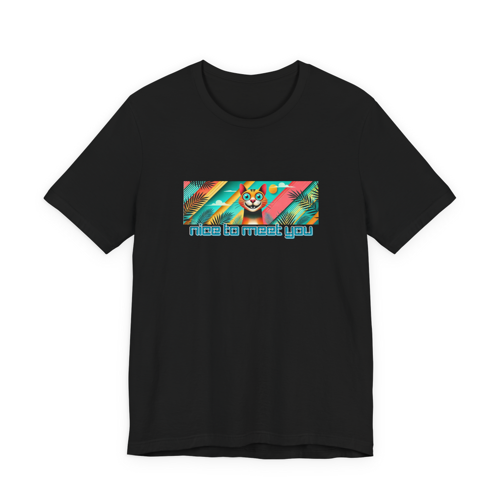 Nice To Meet You Cat T-Shirt