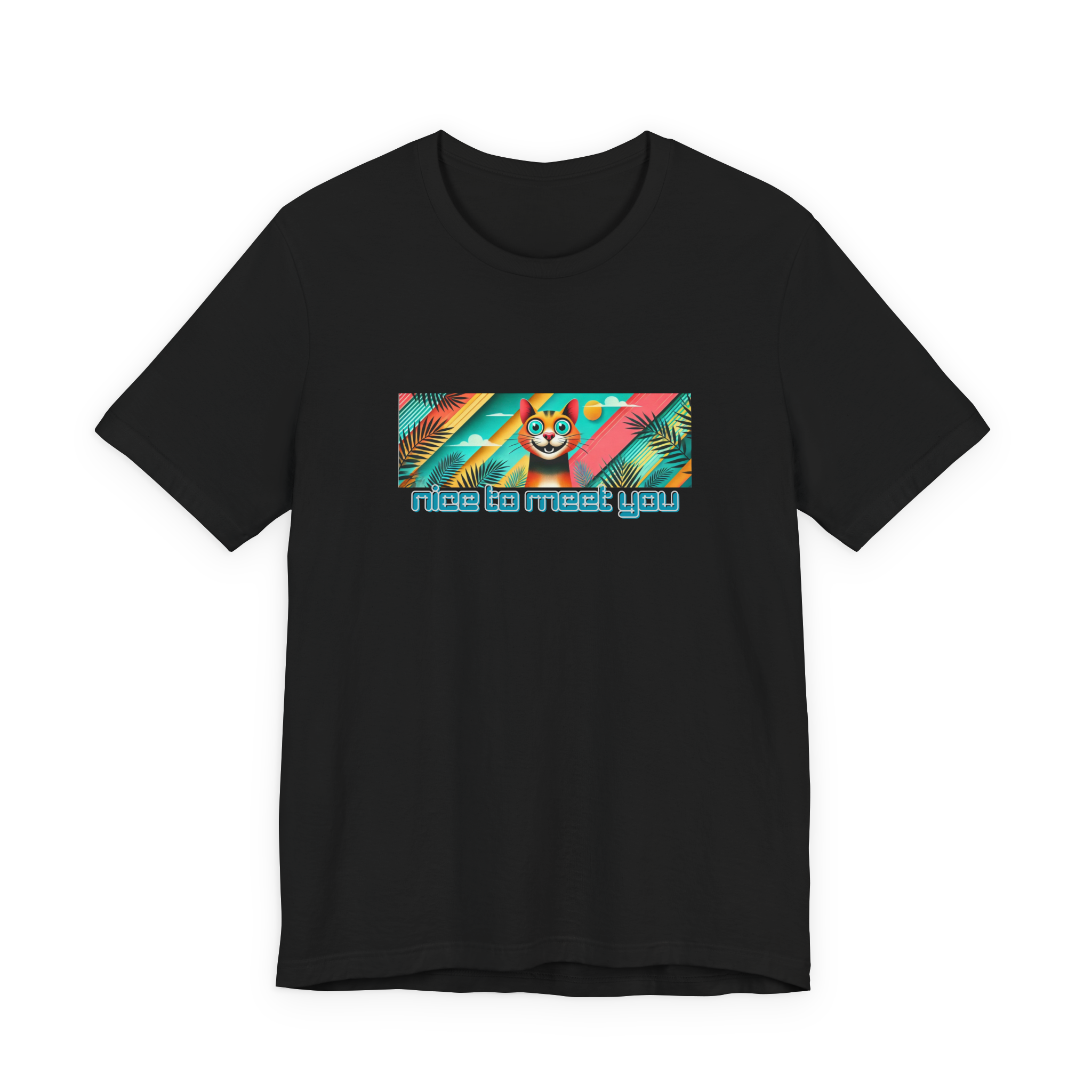 Nice To Meet You Cat T-Shirt
