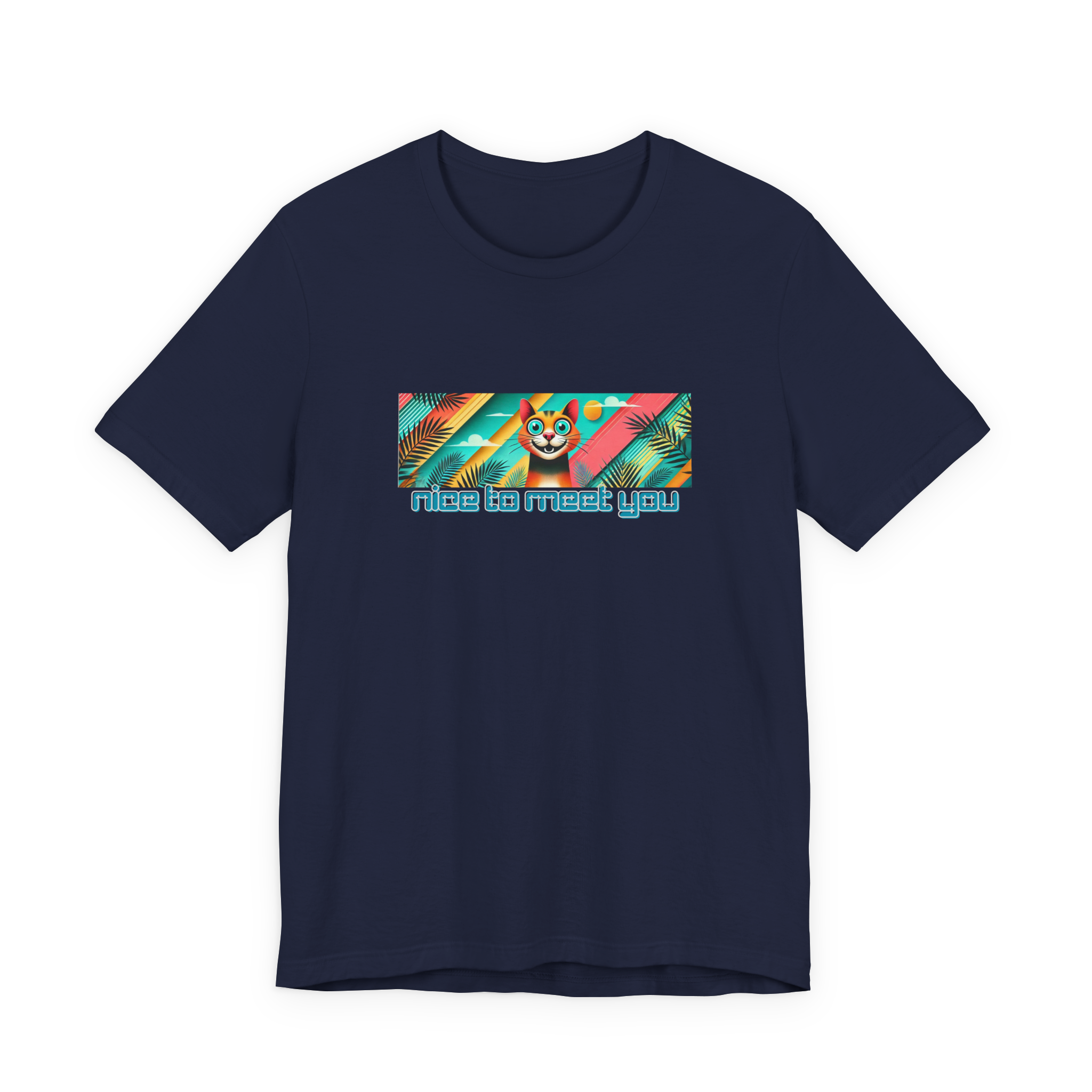 Nice To Meet You Cat T-Shirt