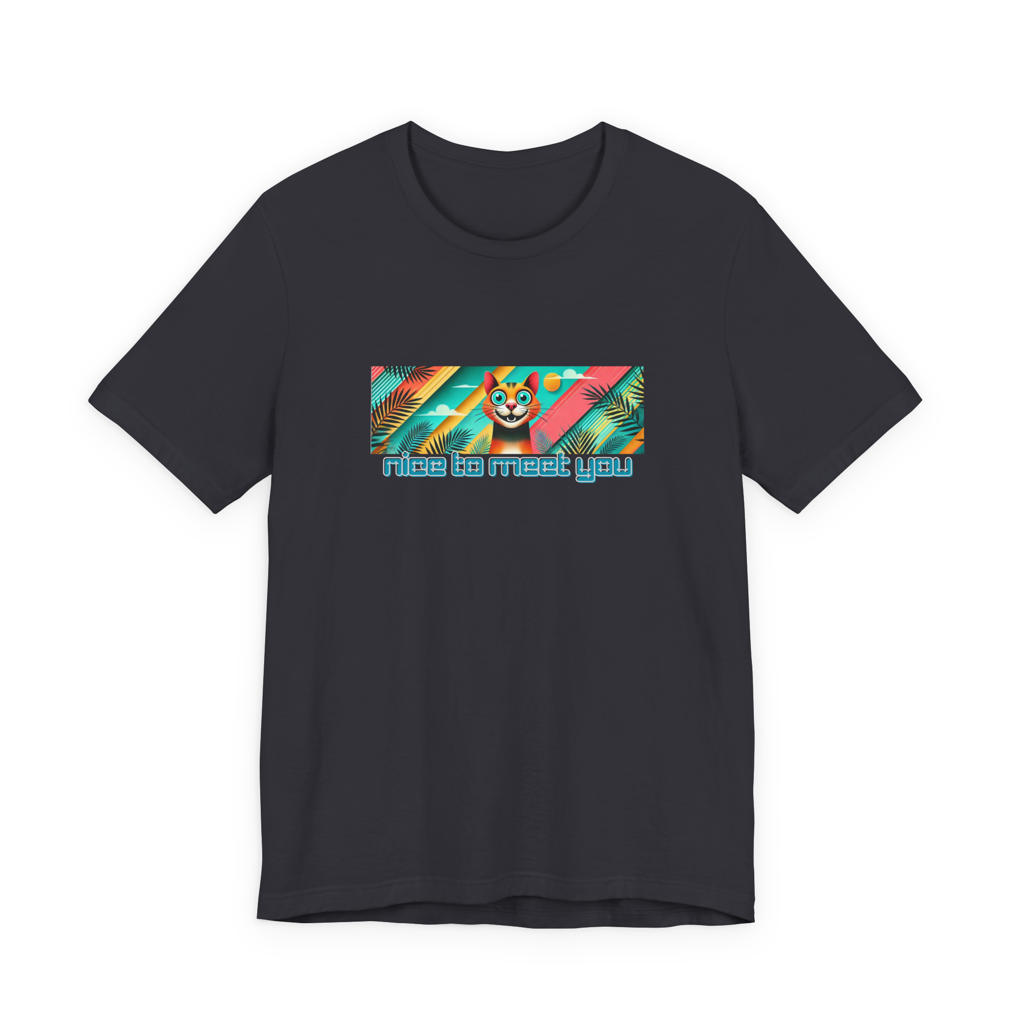 Nice To Meet You Cat T-Shirt