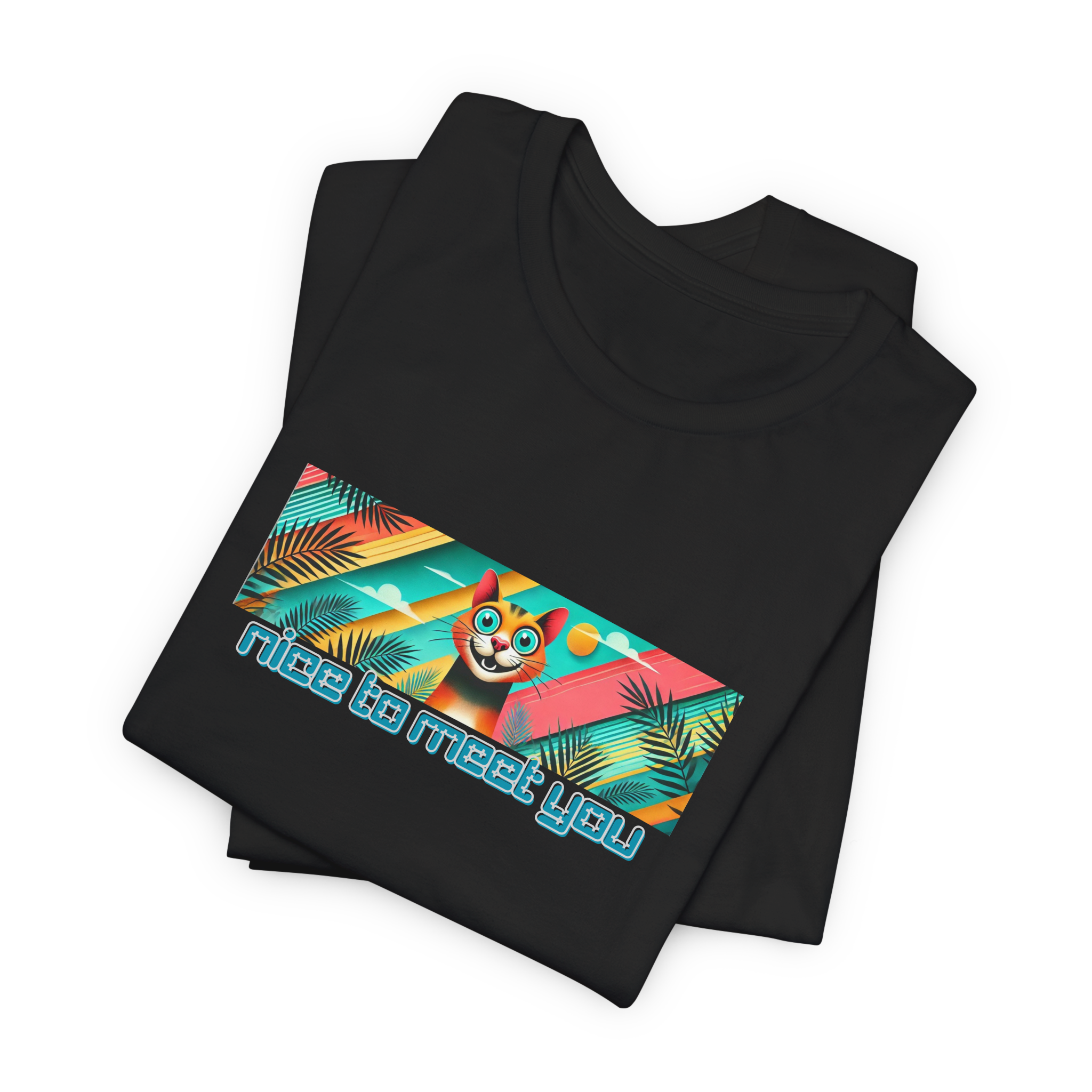 Nice To Meet You Cat T-Shirt