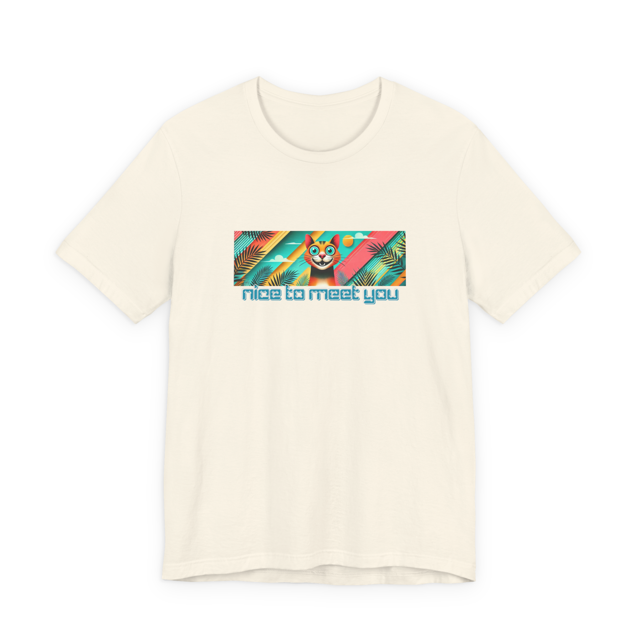Nice To Meet You Cat T-Shirt