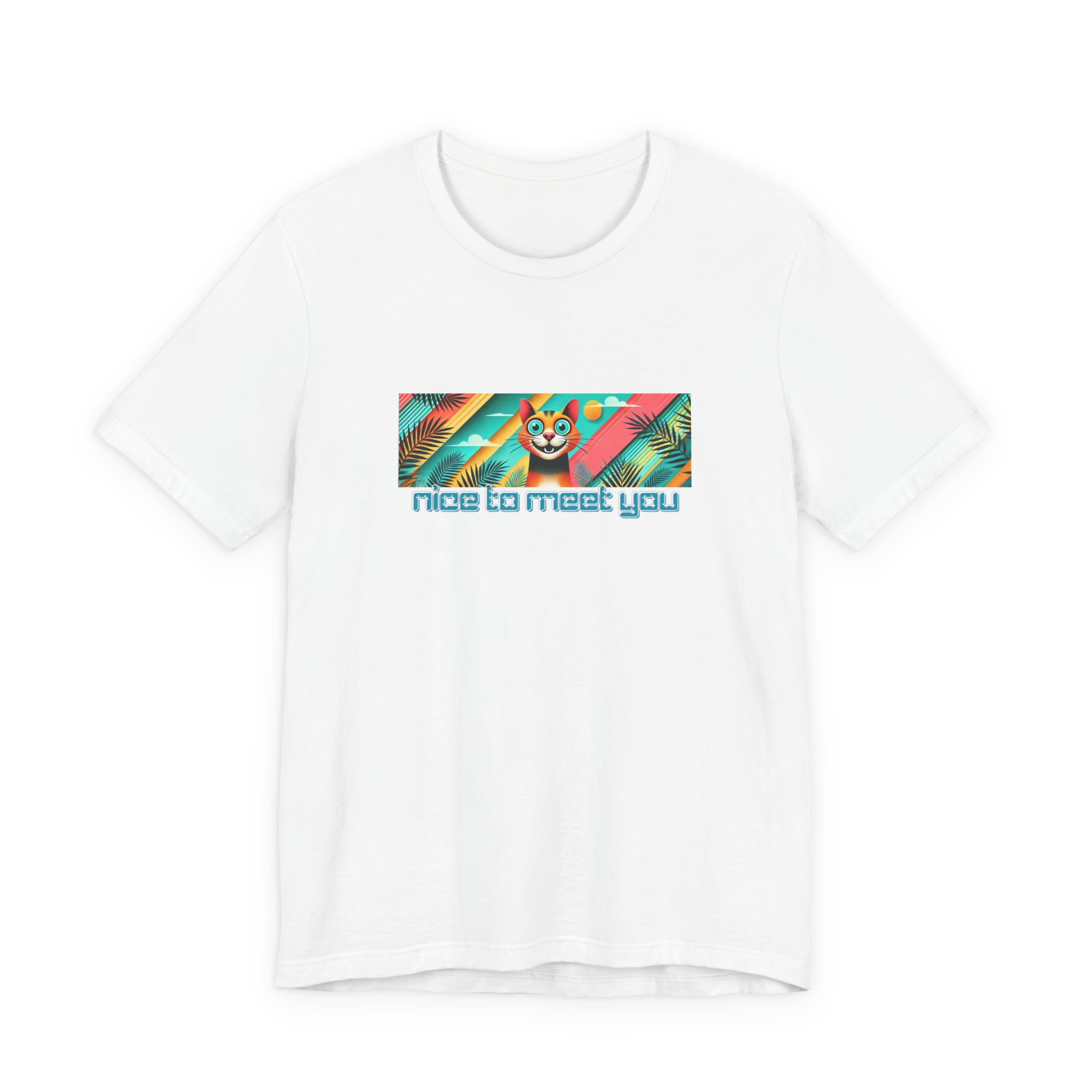 Nice To Meet You Cat T-Shirt
