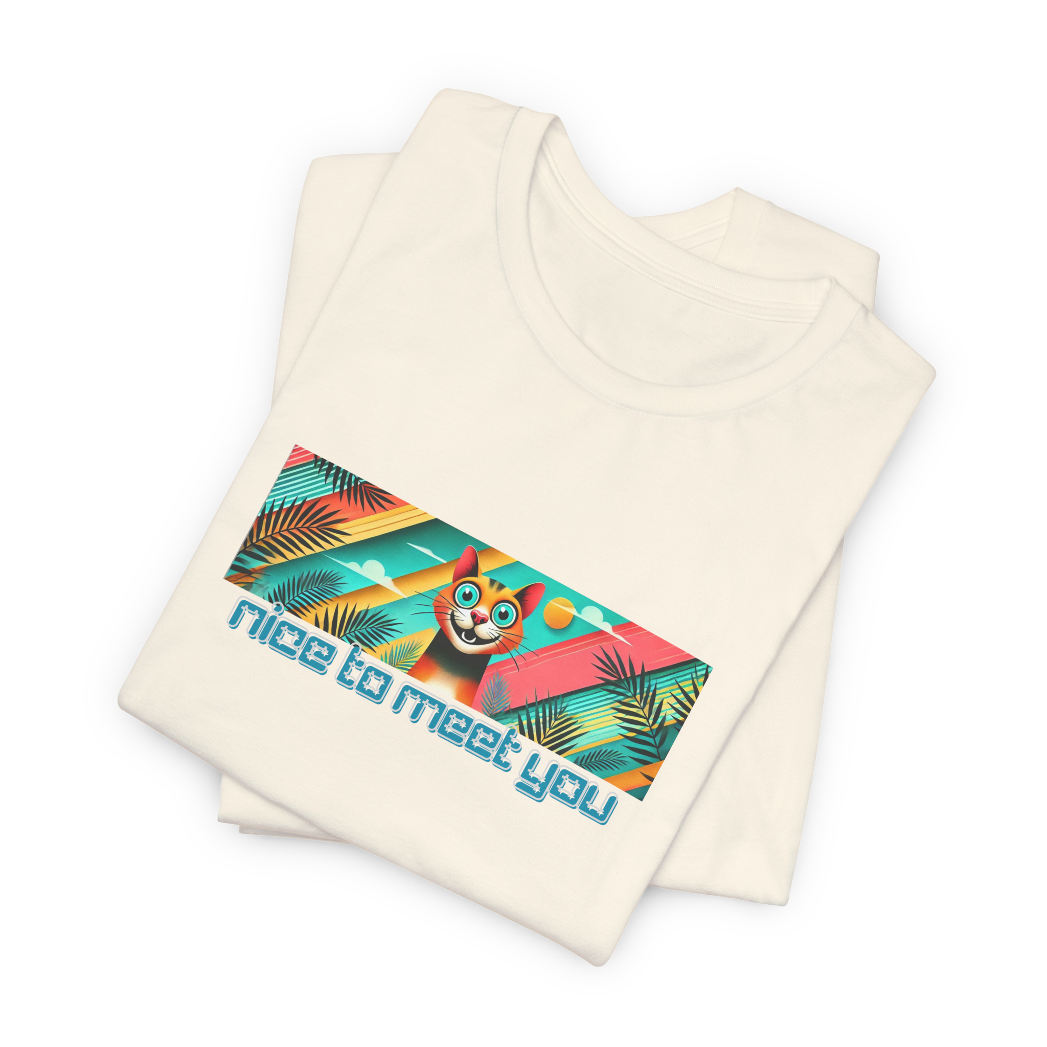 Nice To Meet You Cat T-Shirt