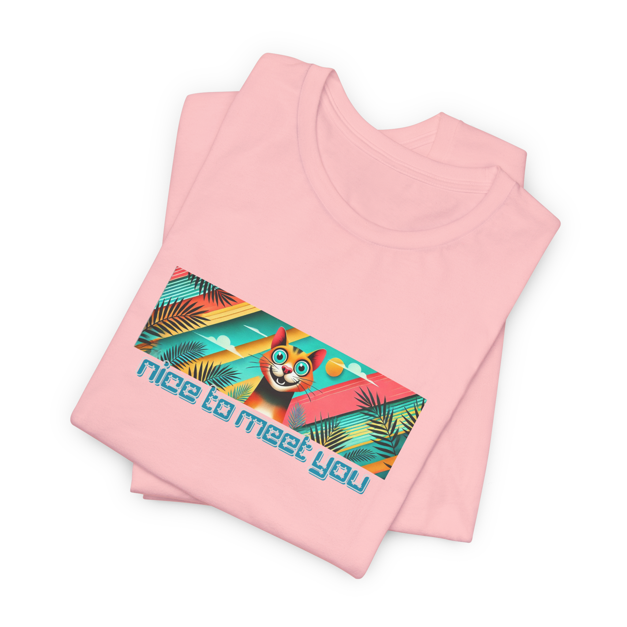 Nice To Meet You Cat T-Shirt