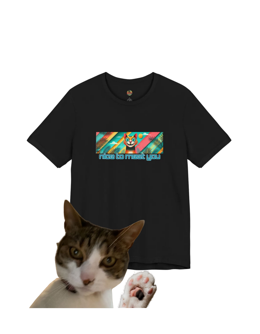 Nice To Meet You Cat T-Shirt