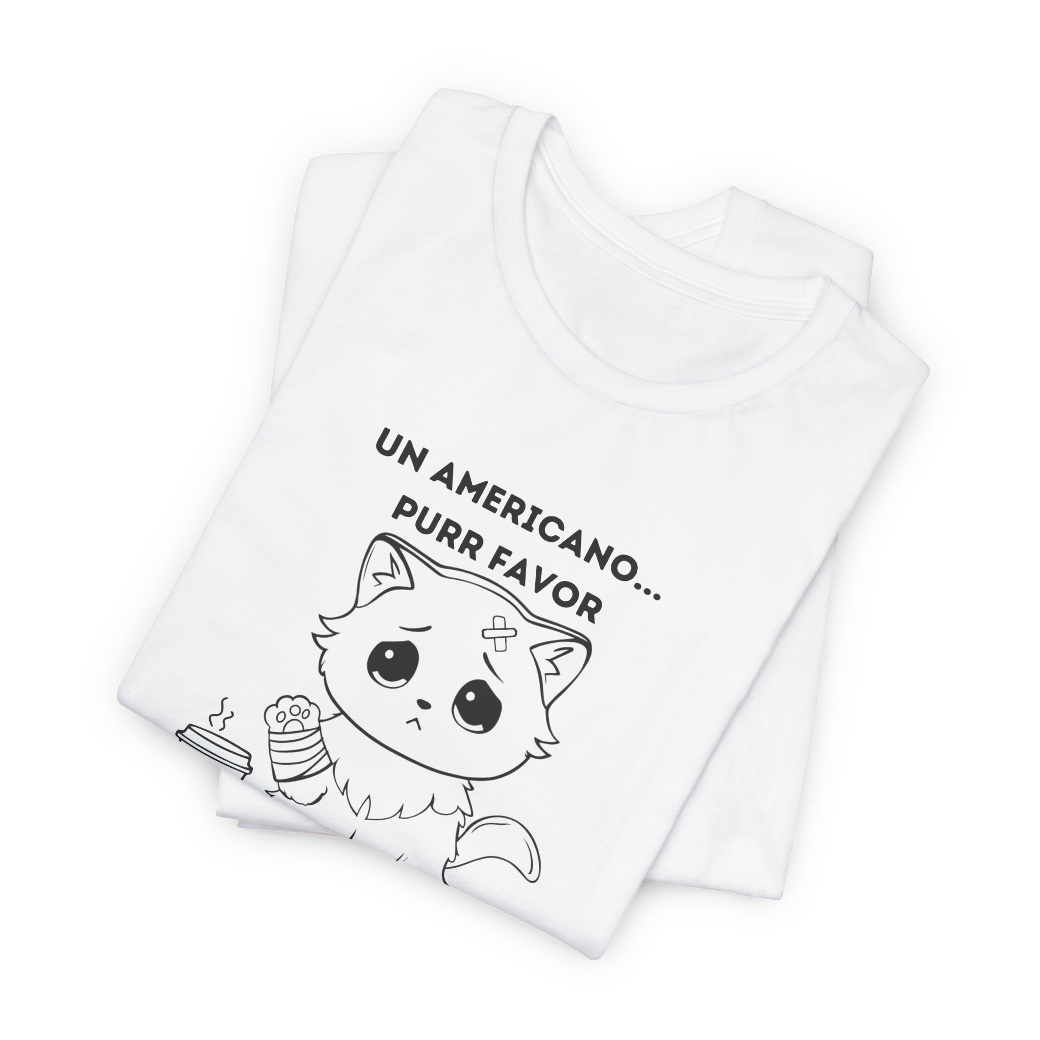 ME-OUCH Un Americano... Purr Favor T-Shirt