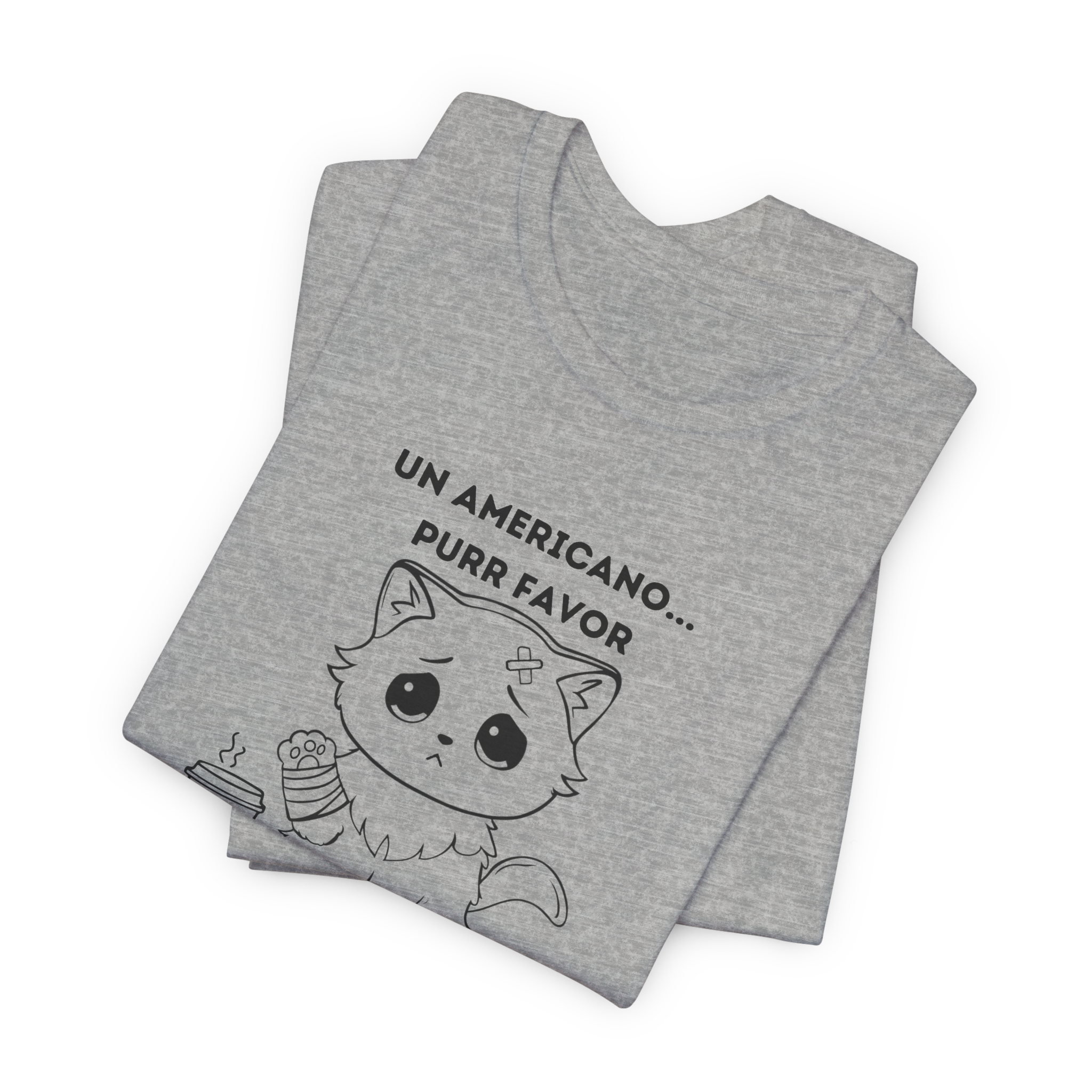 ME-OUCH Un Americano... Purr Favor T-Shirt