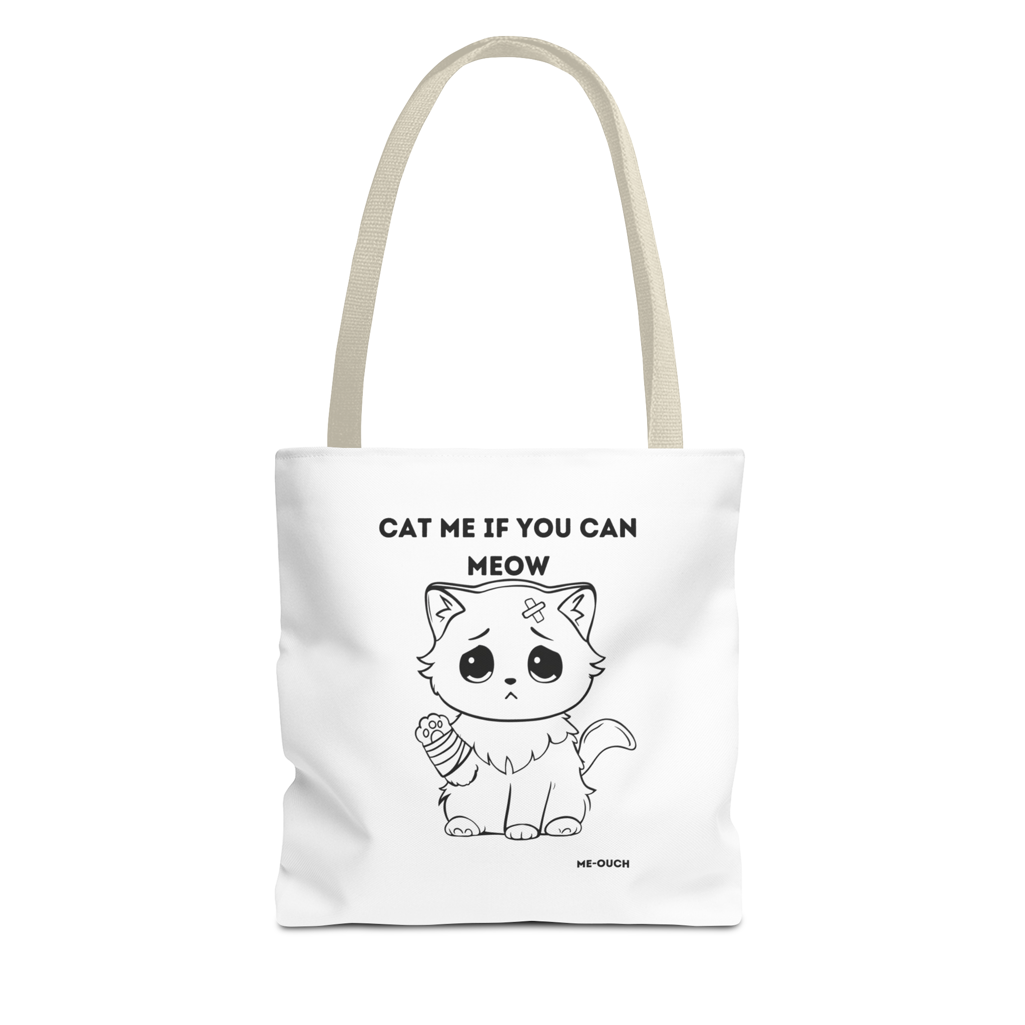 Me-Ouch Cat Me If You Can Meow Tote Bag