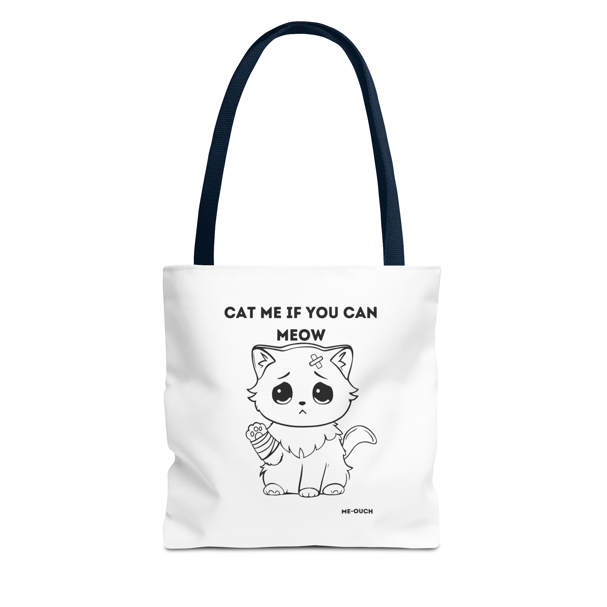 Me-Ouch Cat Me If You Can Meow Tote Bag