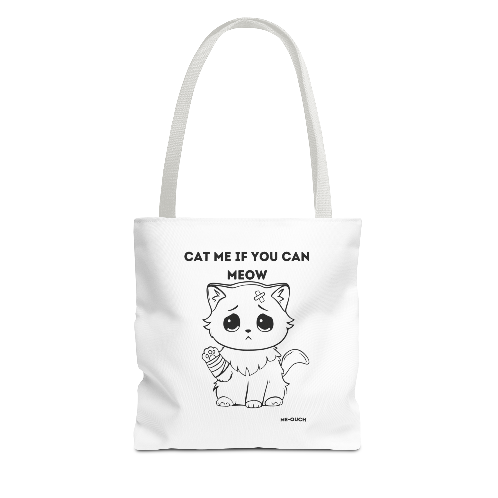 Me-Ouch Cat Me If You Can Meow Tote Bag