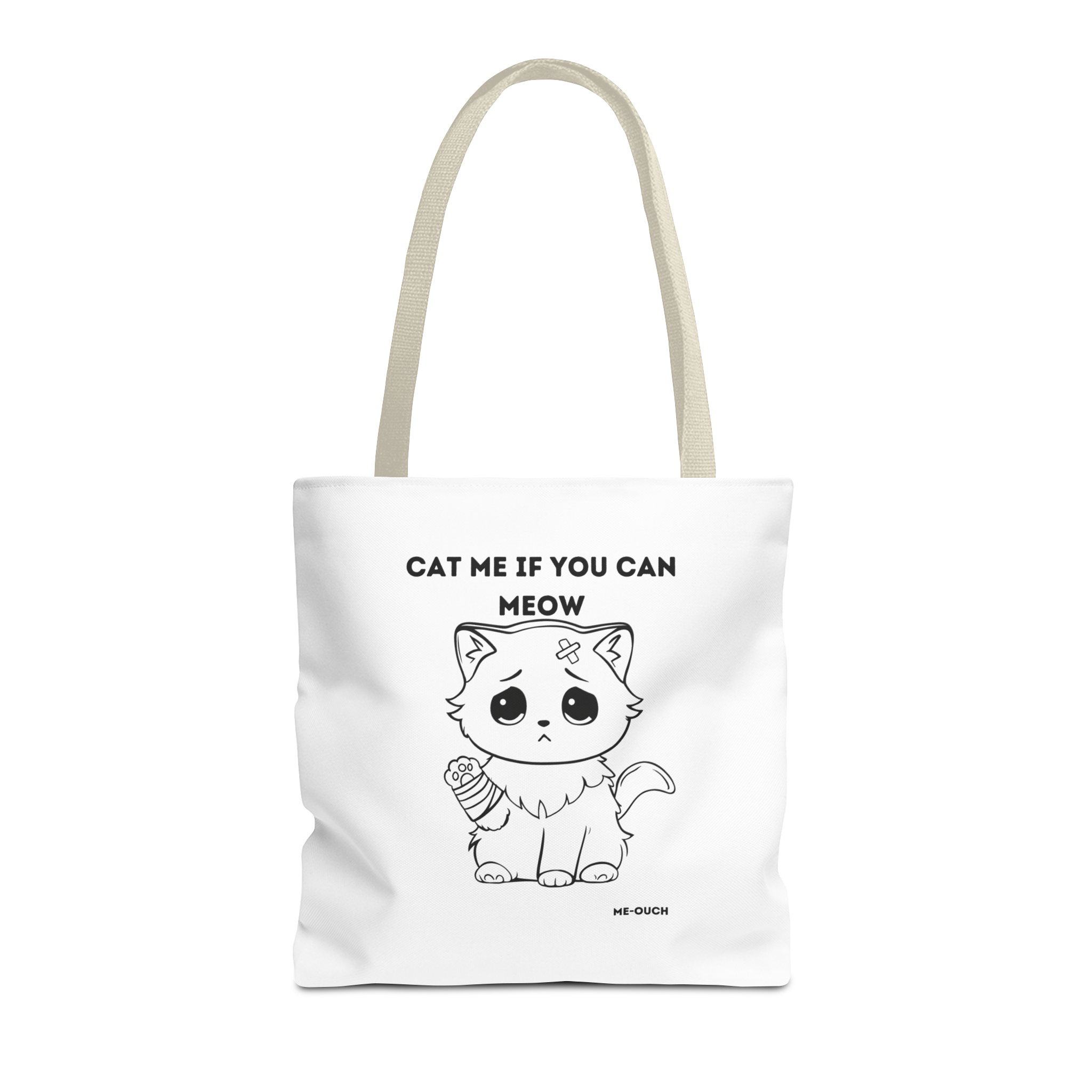 Me-Ouch Cat Me If You Can Meow Tote Bag