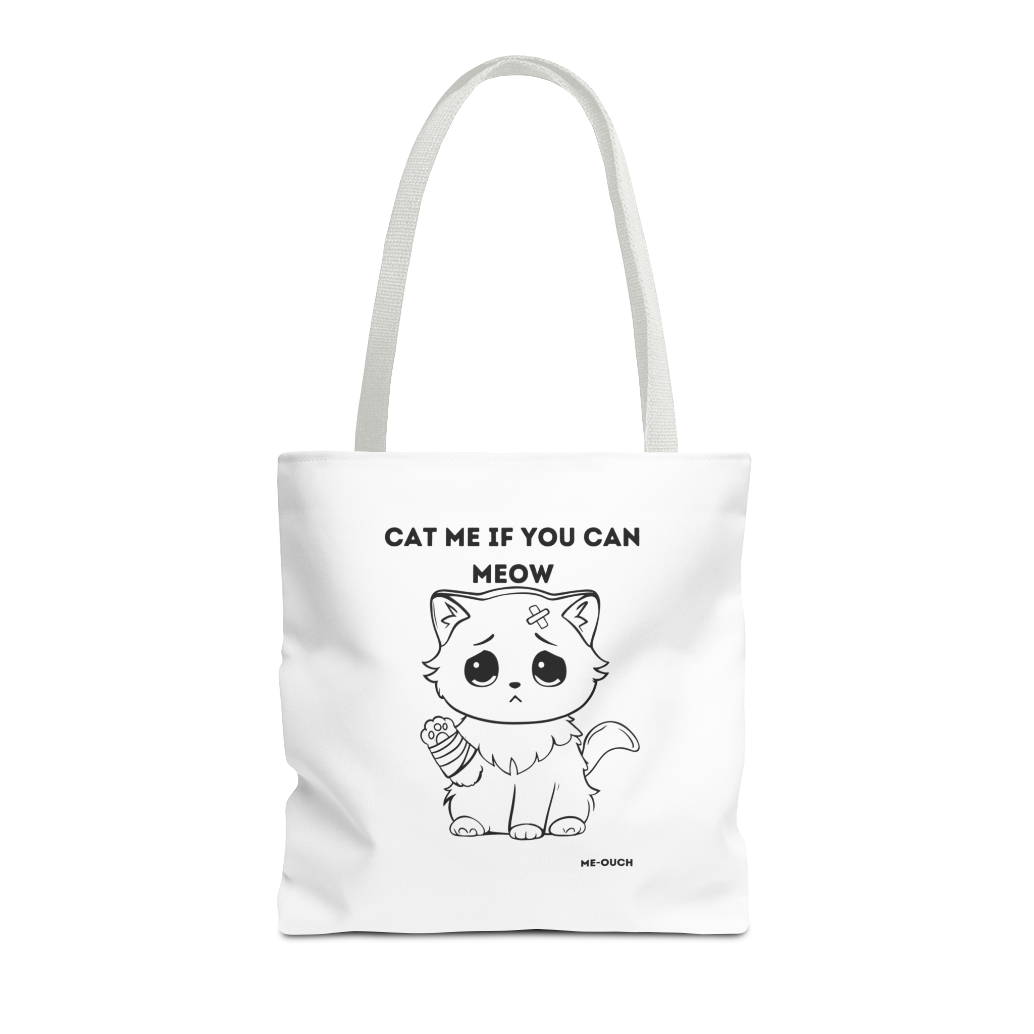 Me-Ouch Cat Me If You Can Meow Tote Bag