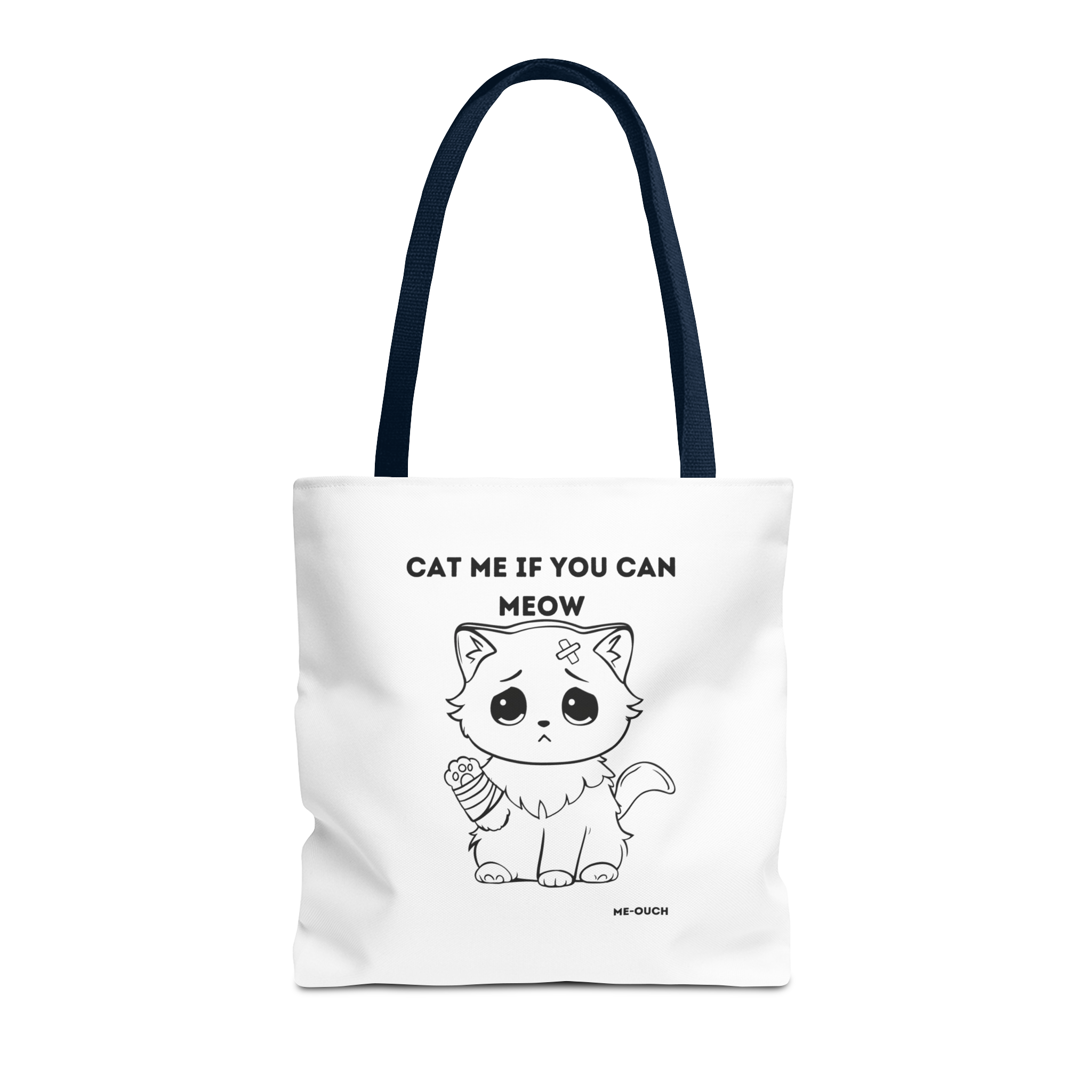Me-Ouch Cat Me If You Can Meow Tote Bag