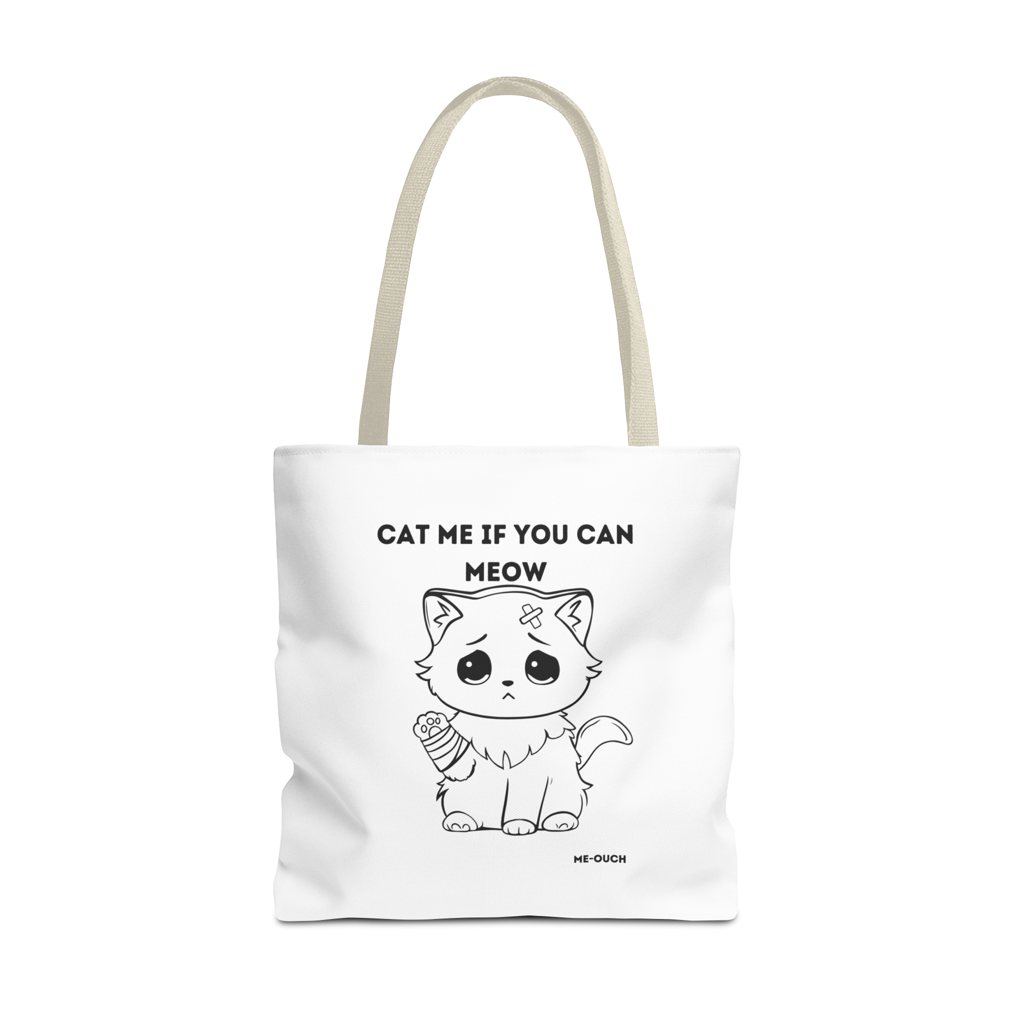 Me-Ouch Cat Me If You Can Meow Tote Bag