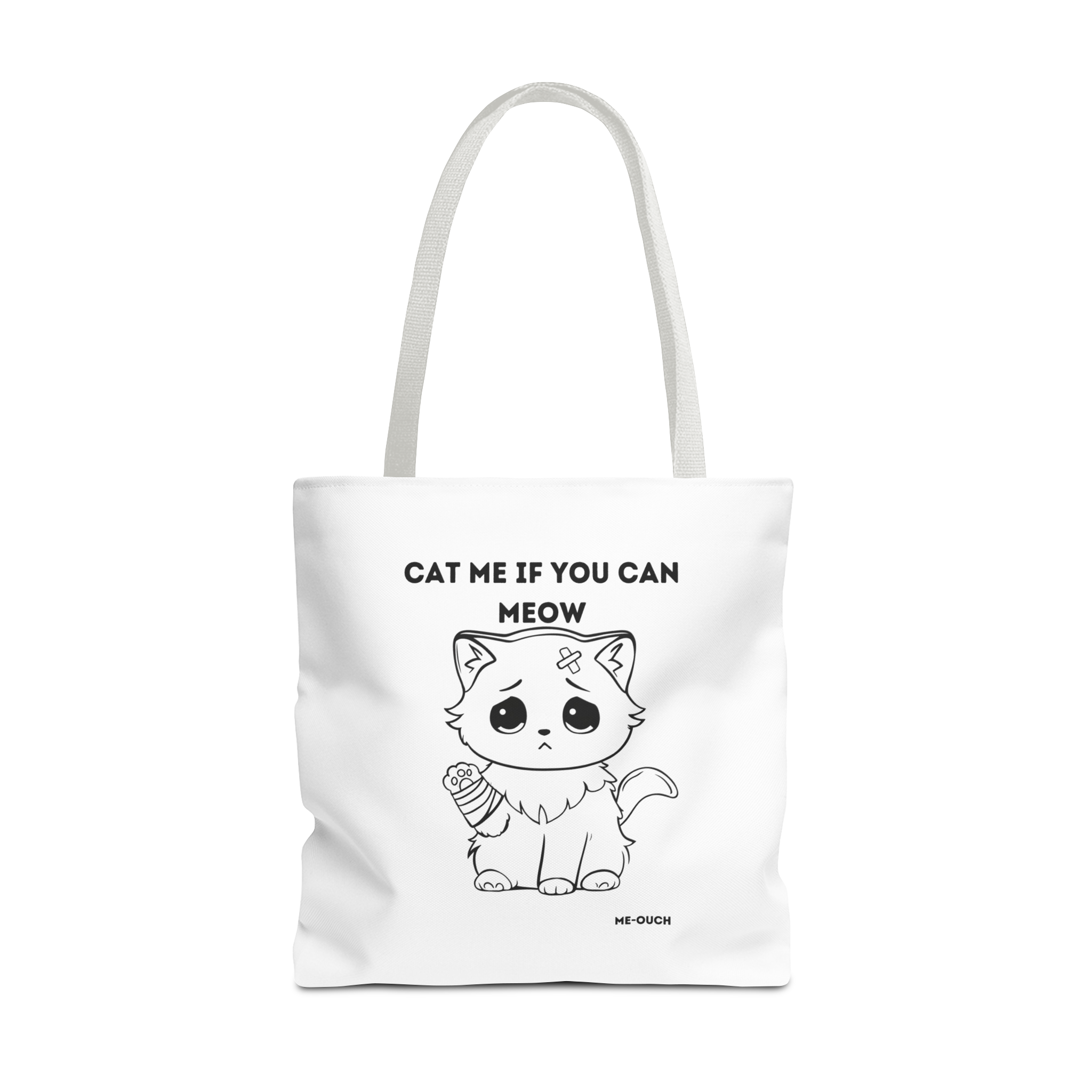 Me-Ouch Cat Me If You Can Meow Tote Bag