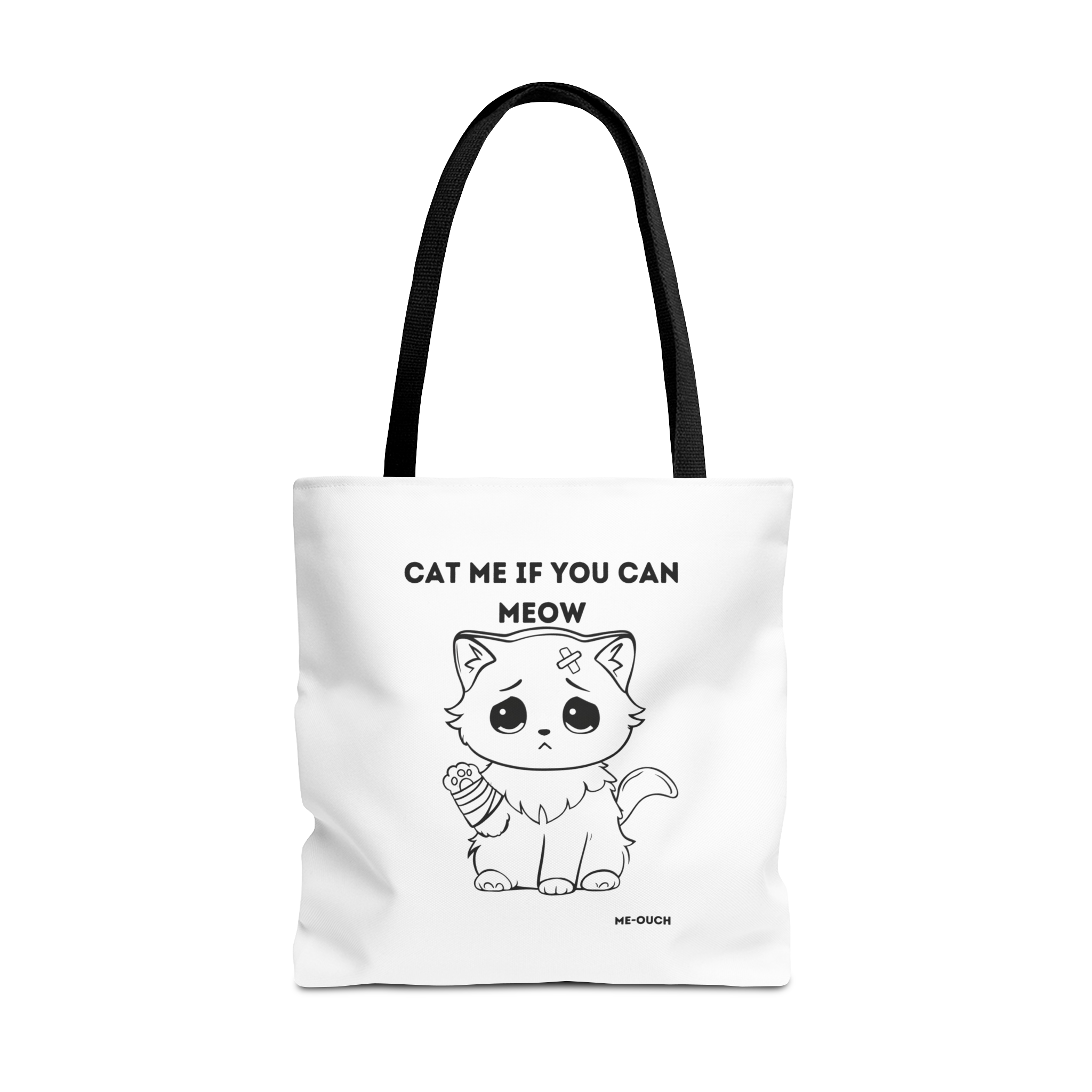 Me-Ouch Cat Me If You Can Meow Tote Bag