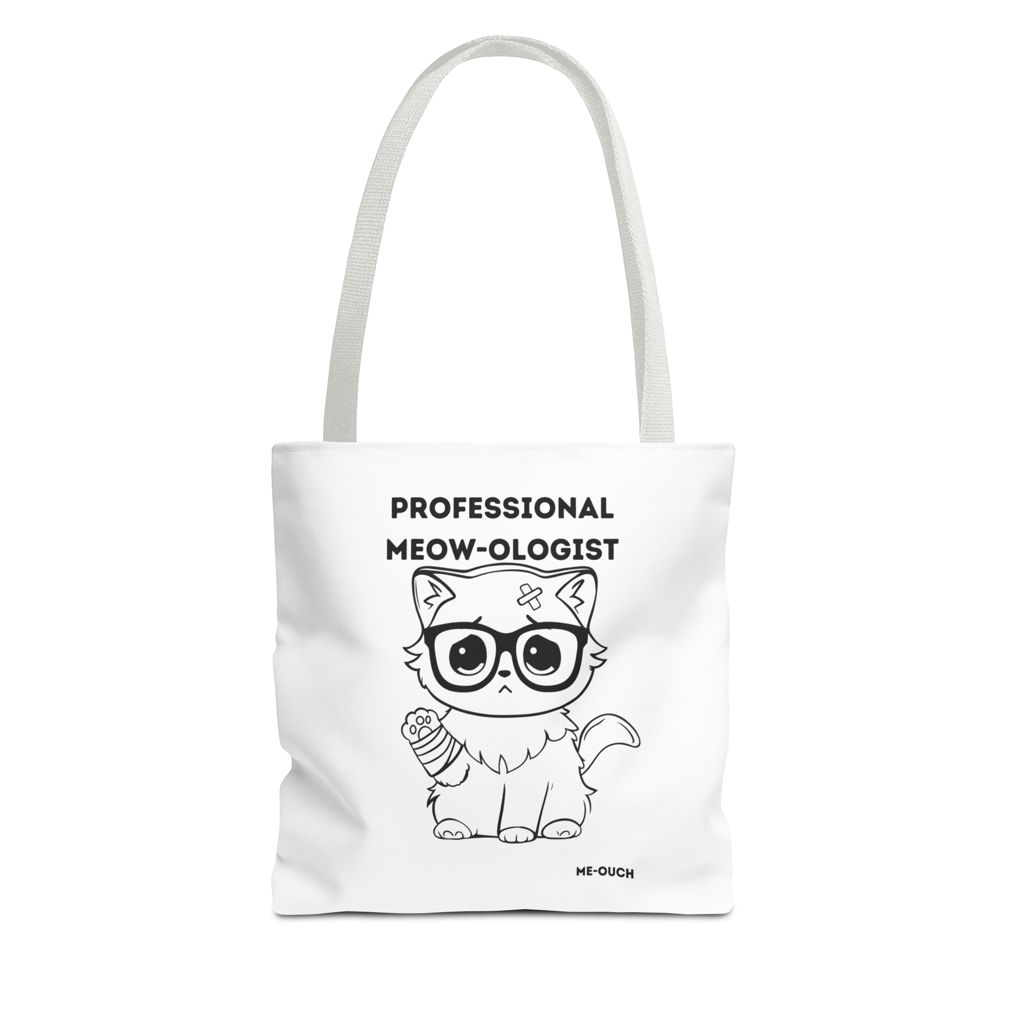 Me-Ouch Cat Professional Meow-ologist Tote Bag