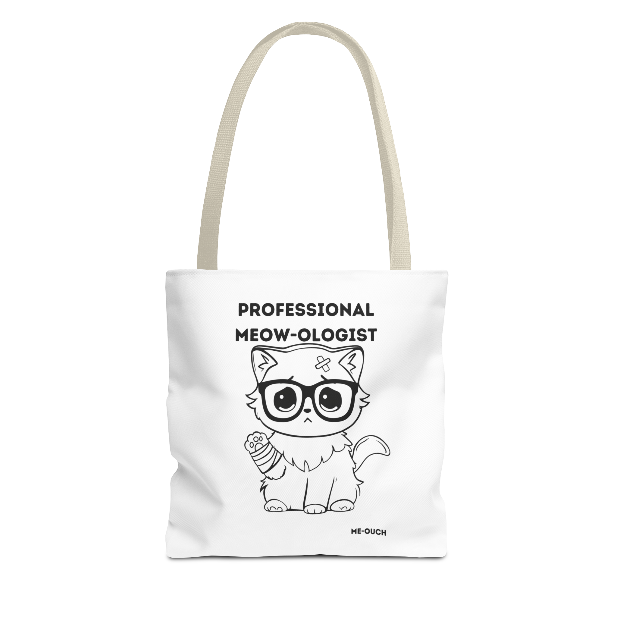 Me-Ouch Cat Professional Meow-ologist Tote Bag