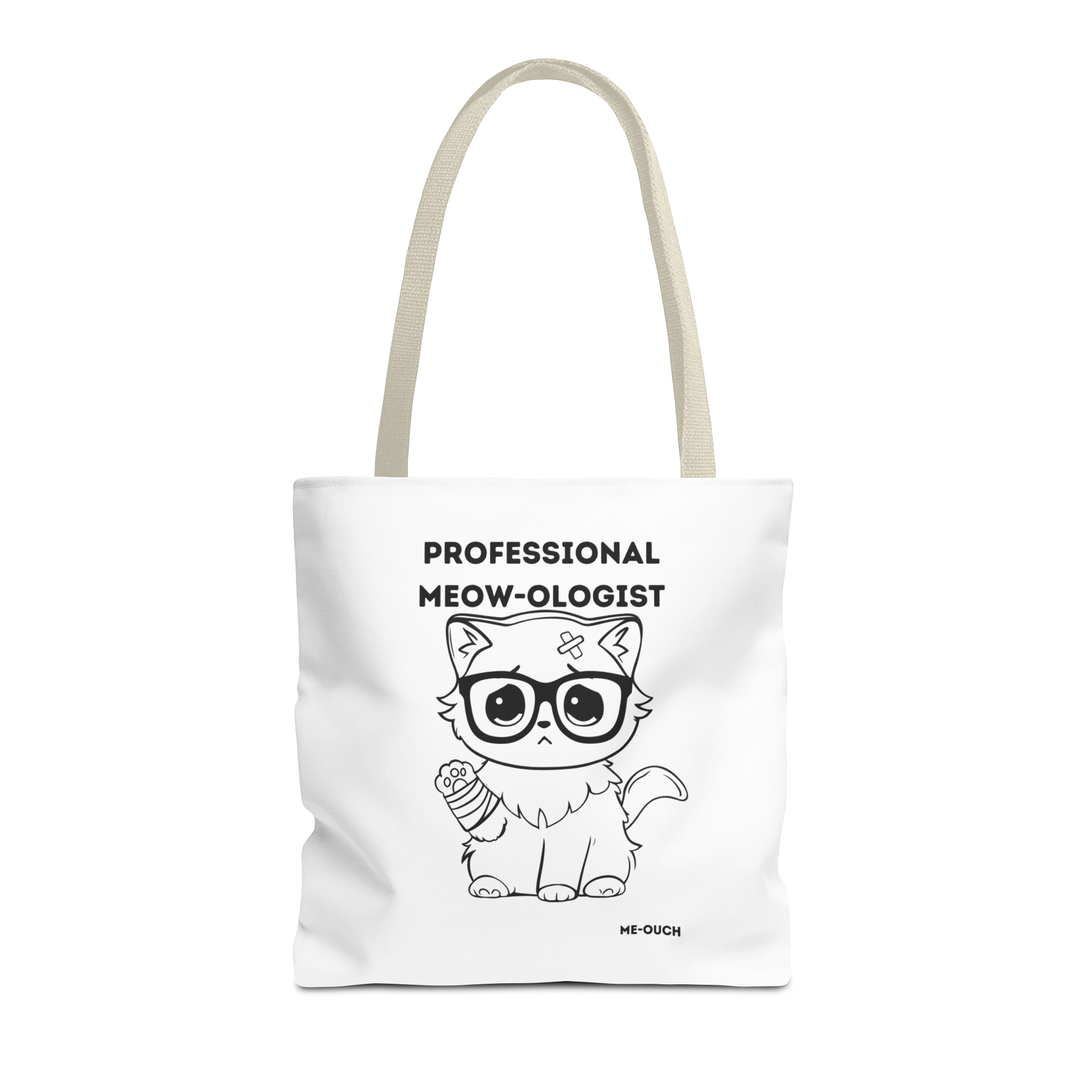 Me-Ouch Cat Professional Meow-ologist Tote Bag