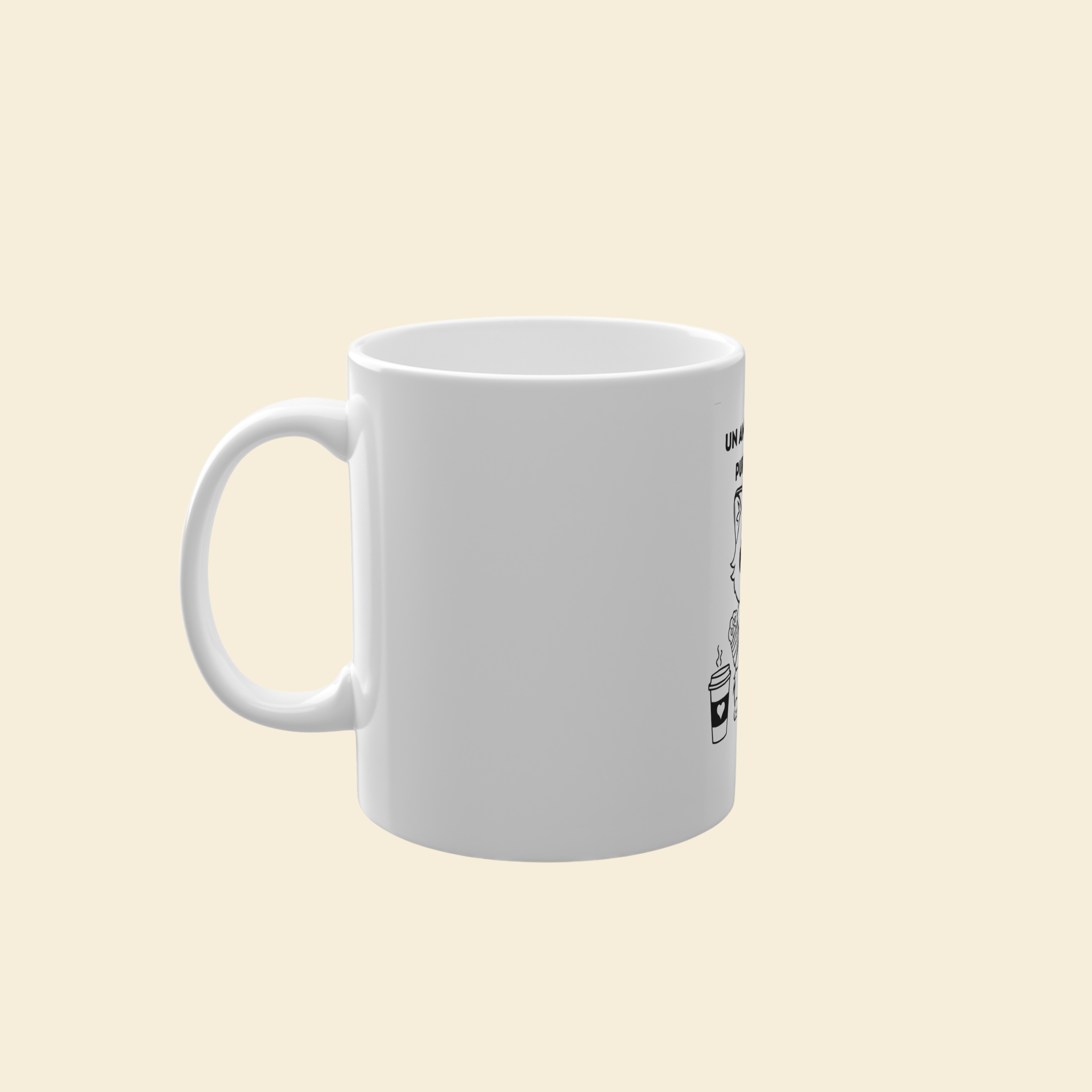 Me-Ouch Cat Un Americano... Purr Favor Mug