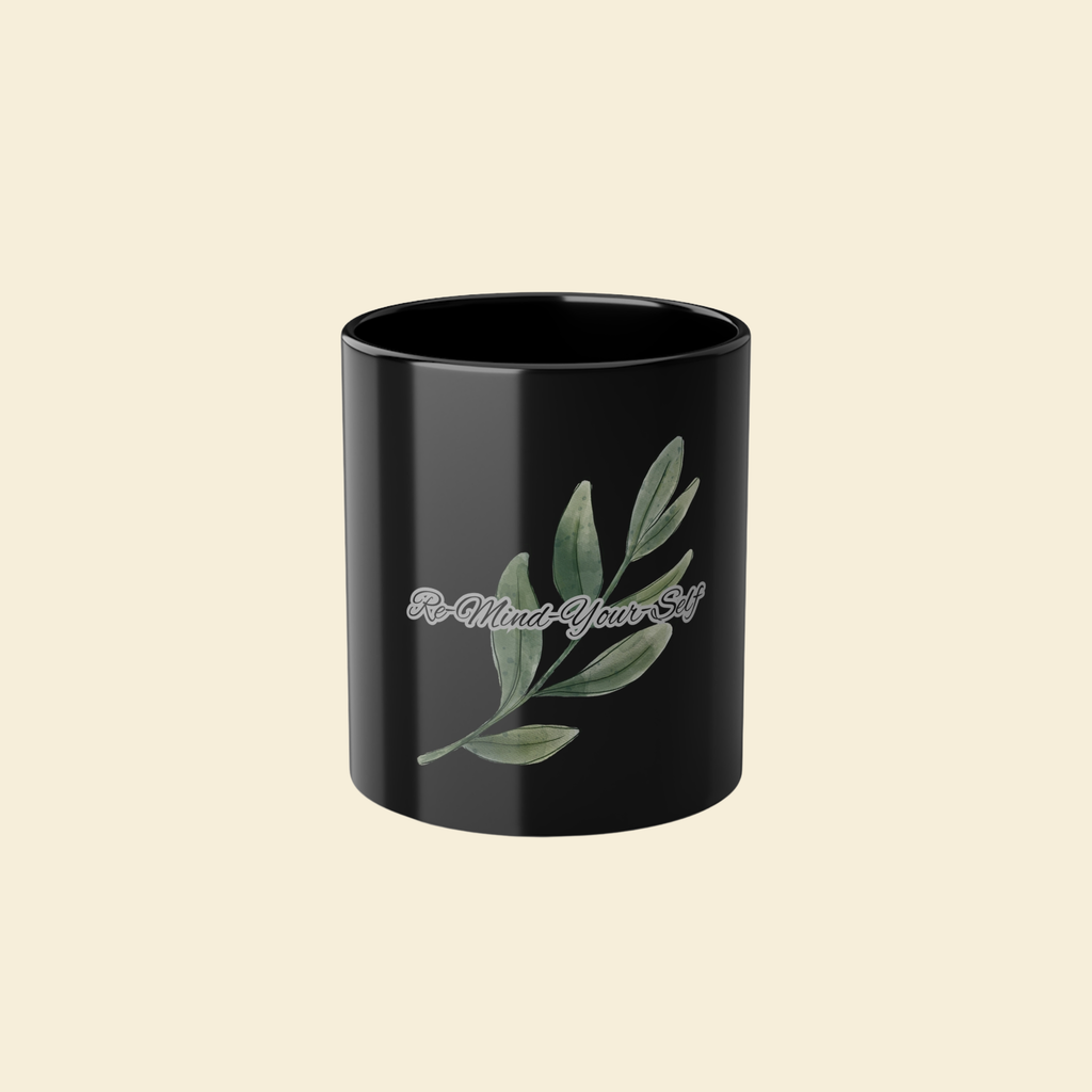 Re-Mind-Your-Self Leafy Branch Mug 11oz