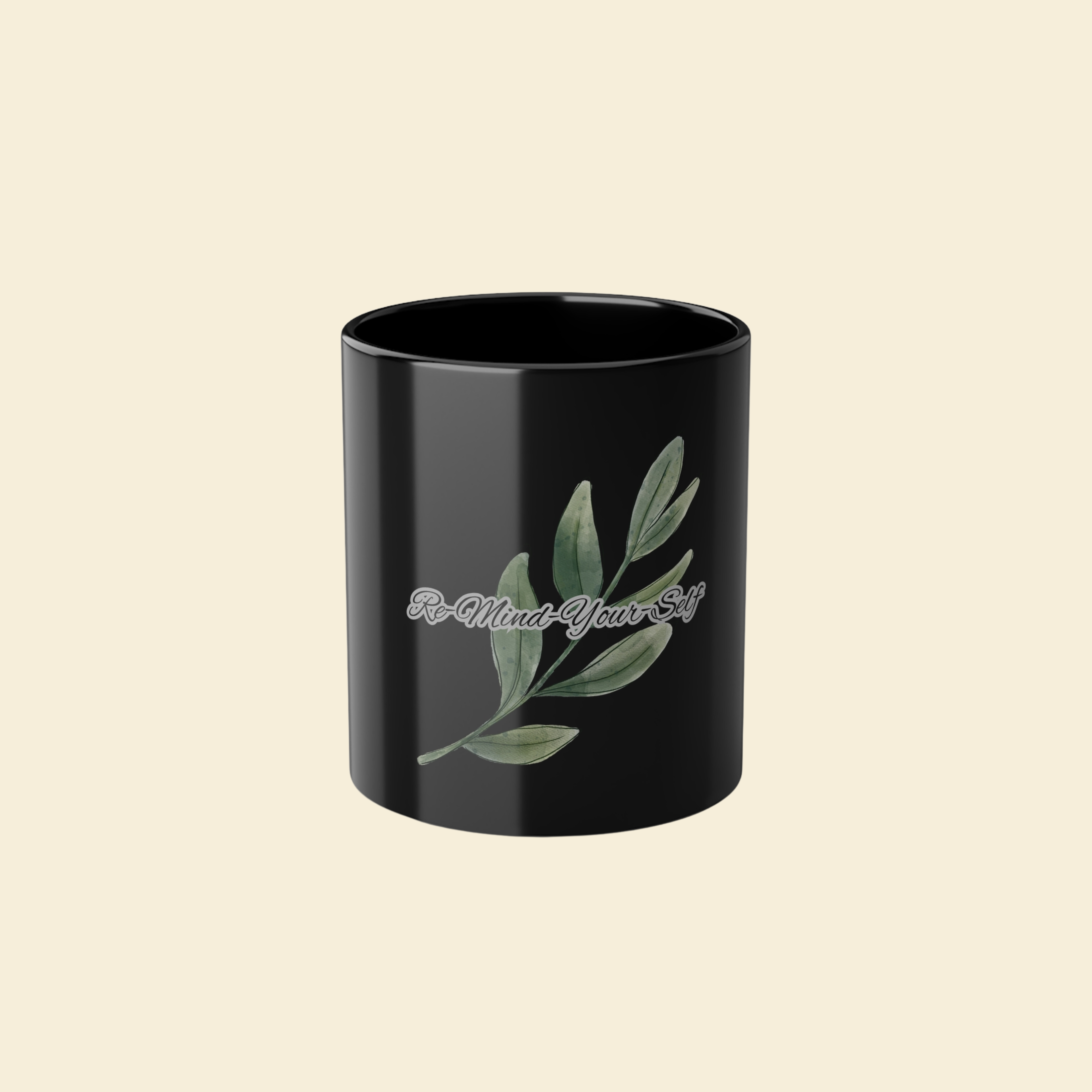 Re-Mind-Your-Self Leafy Branch Mug 11oz