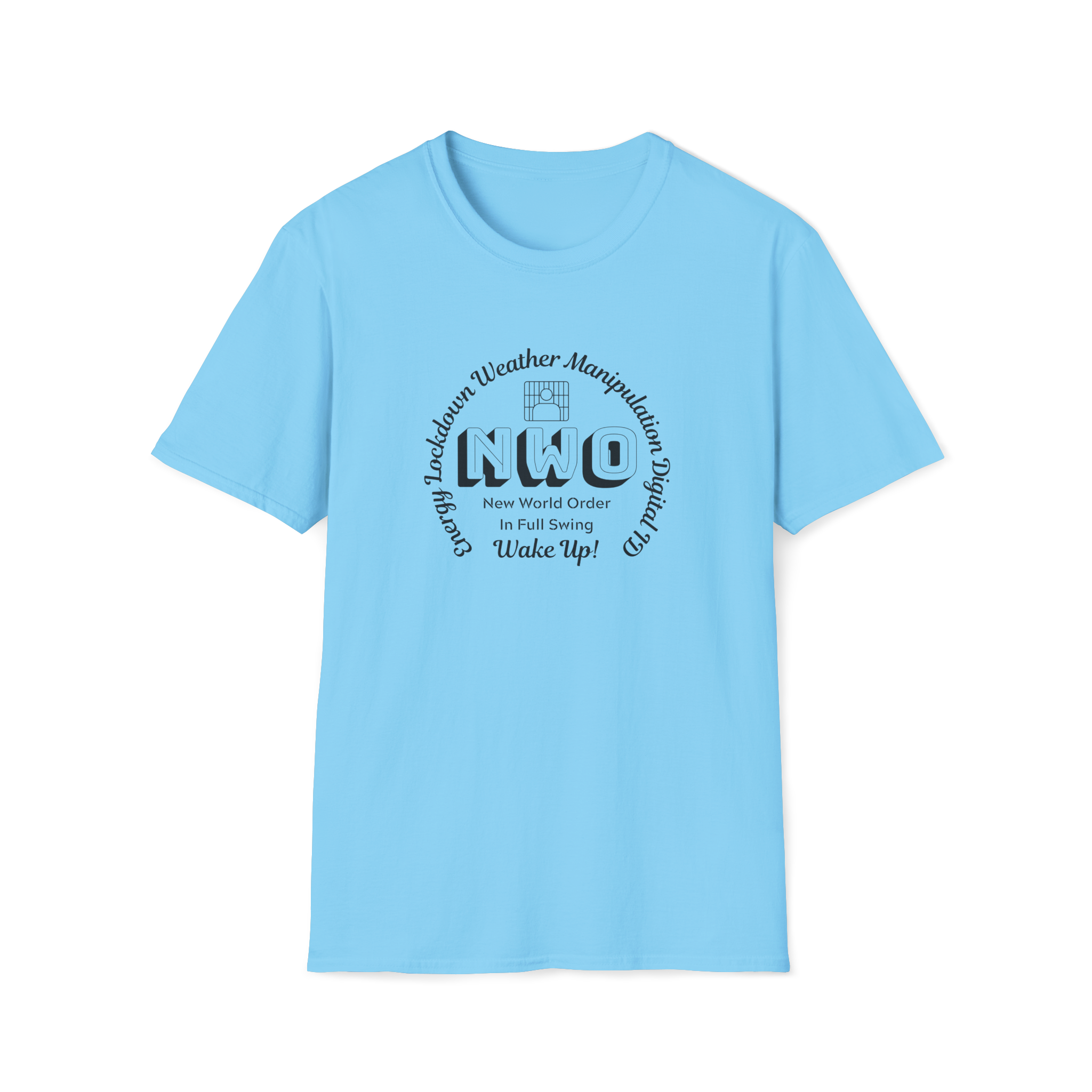 Energy Lockdown New World Order Digital ID T-Shirt Not a Conspiracy