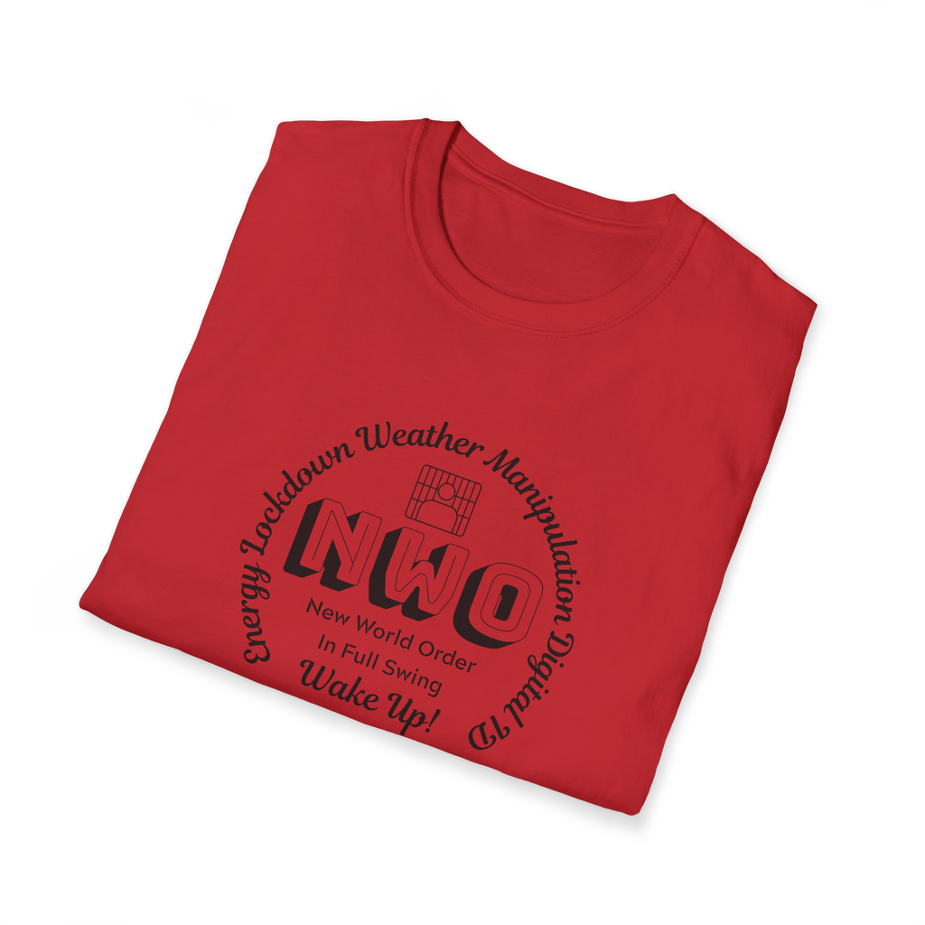 Energy Lockdown New World Order Digital ID T-Shirt Not a Conspiracy