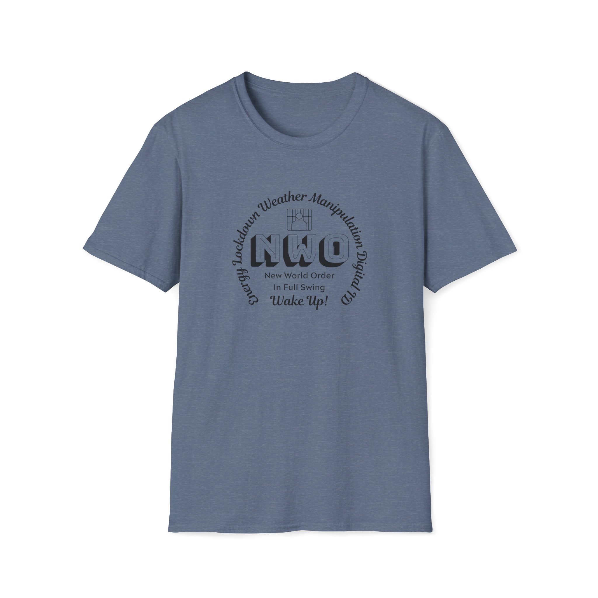 Energy Lockdown New World Order Digital ID T-Shirt Not a Conspiracy