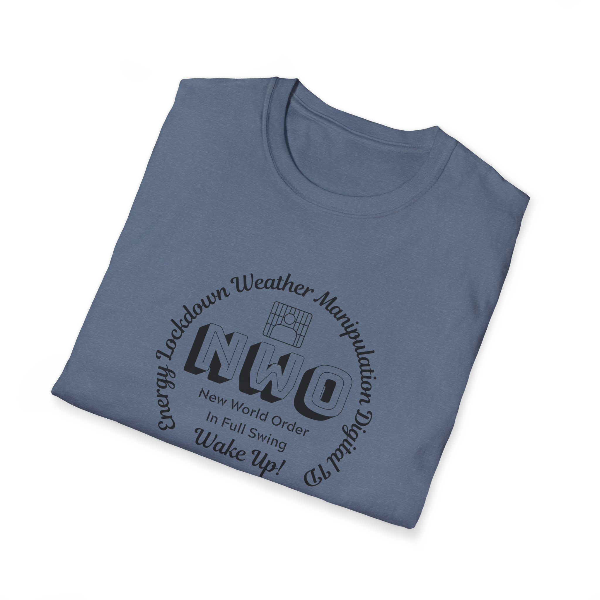 Energy Lockdown New World Order Digital ID T-Shirt Not a Conspiracy