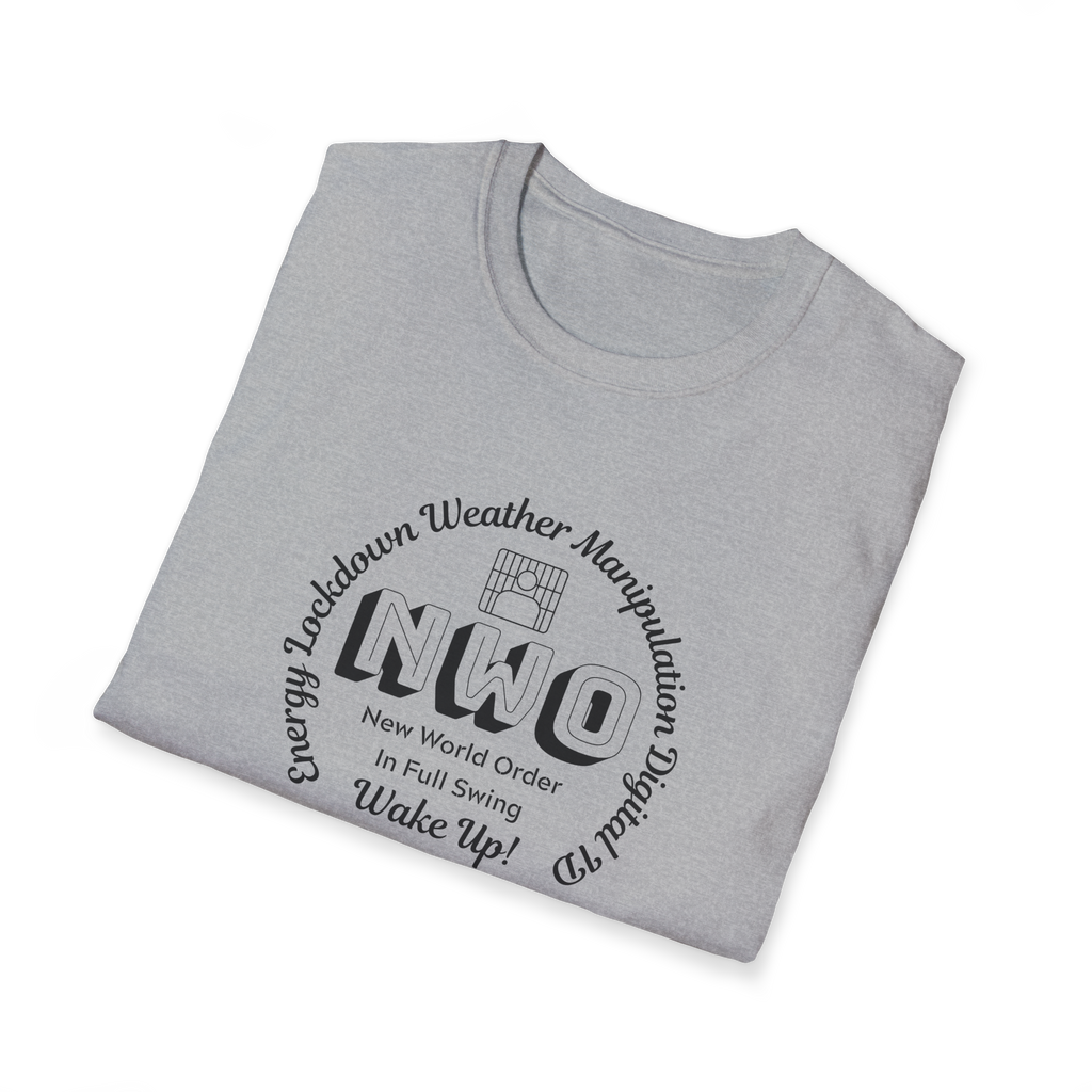 Energy Lockdown New World Order Digital ID T-Shirt Not a Conspiracy