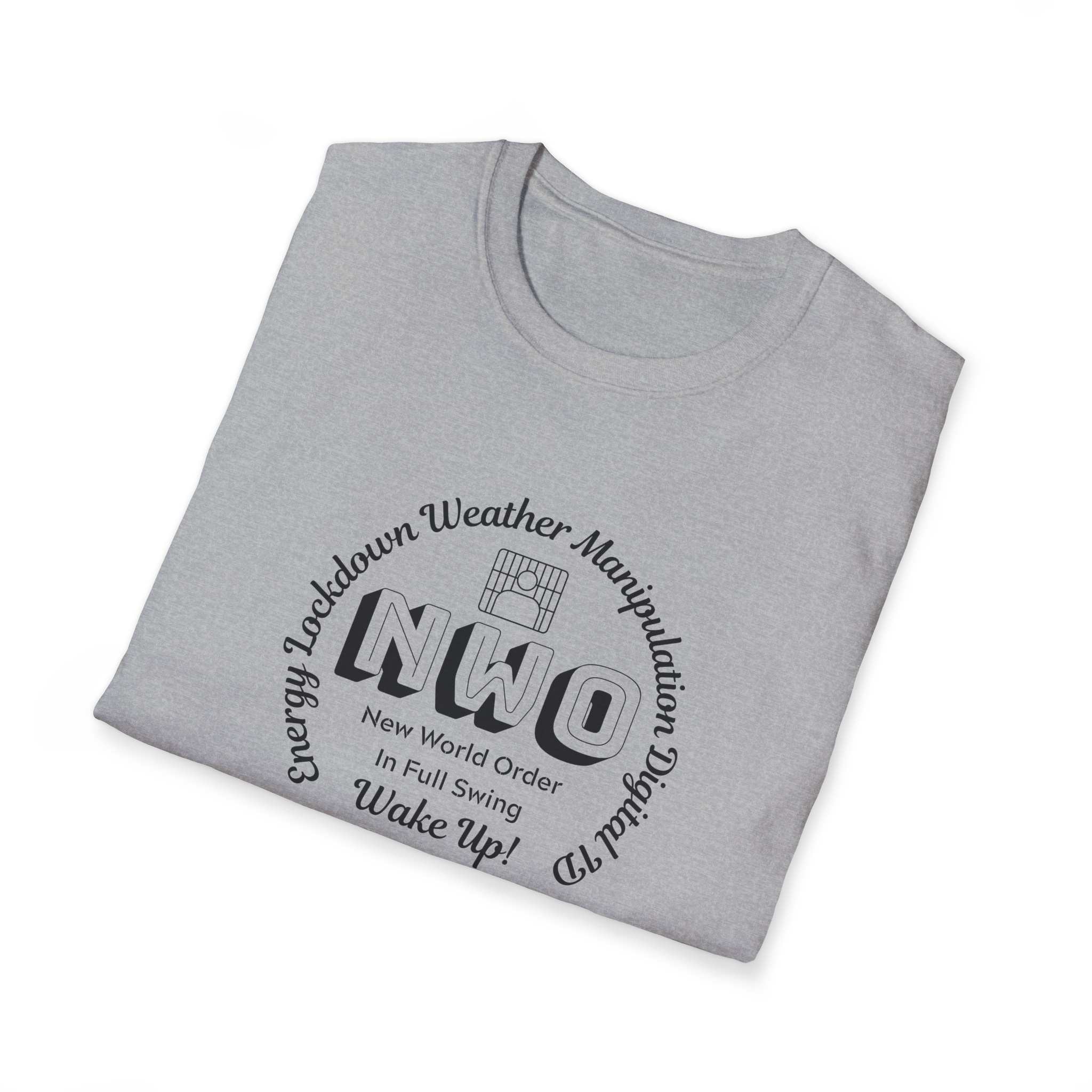 Energy Lockdown New World Order Digital ID T-Shirt Not a Conspiracy