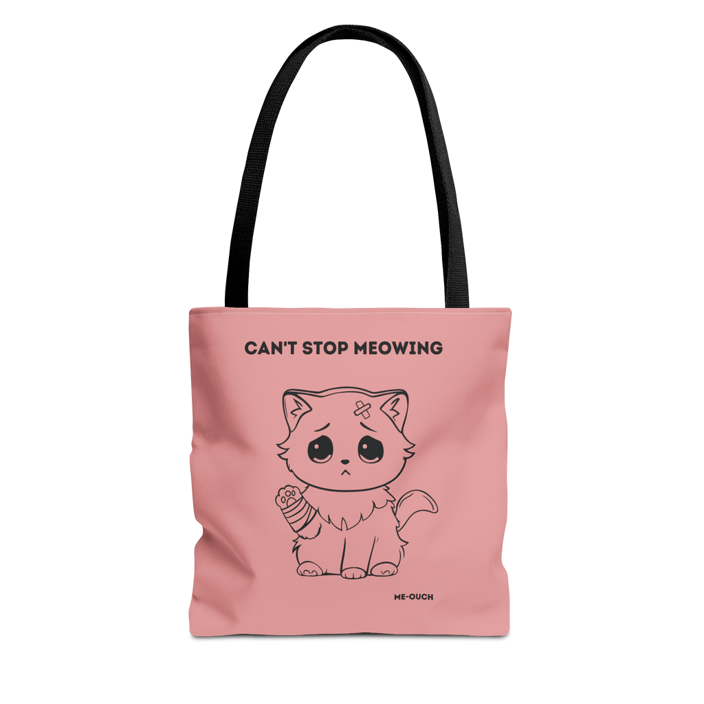 Me-Ouch Can't Stop Meowing Tote Bag
